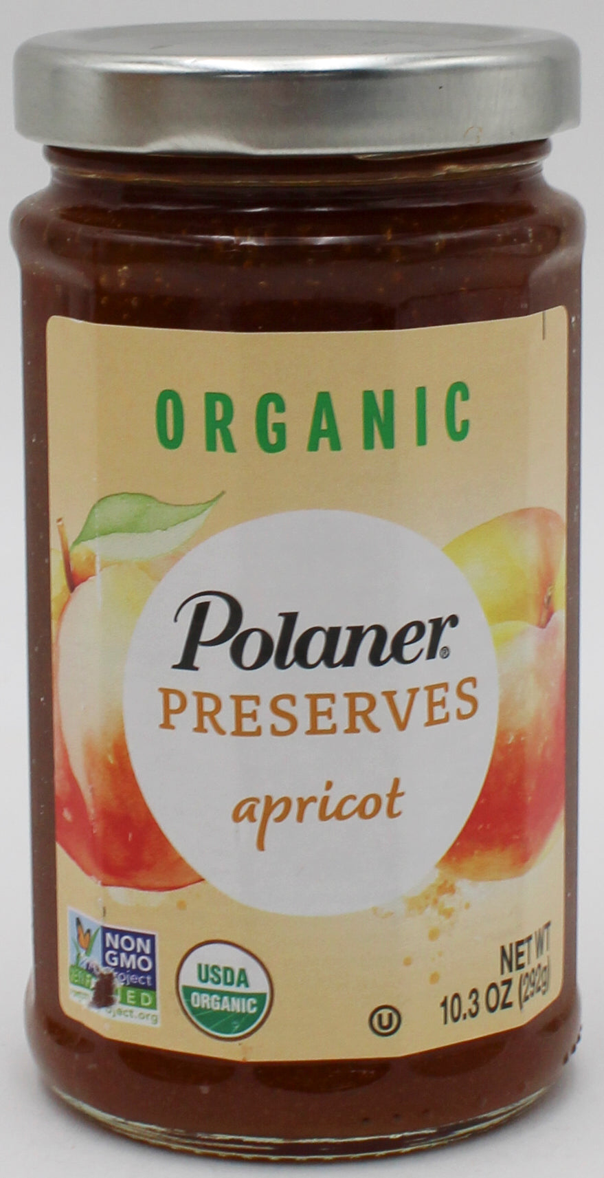 POLANER ORGANIC APRICOT PRESERVES 10.3 Oz BB 1/27/27