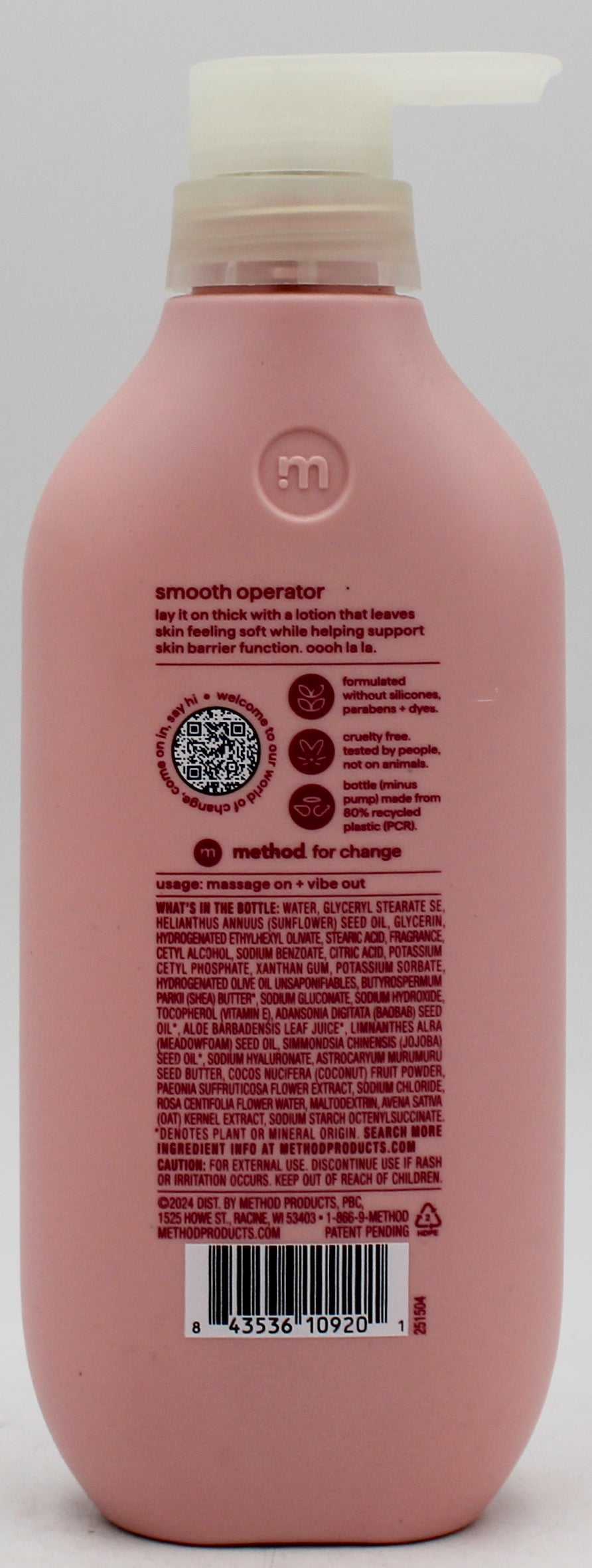 SP METHOD BODY LOTION 14oz PURE PEACE