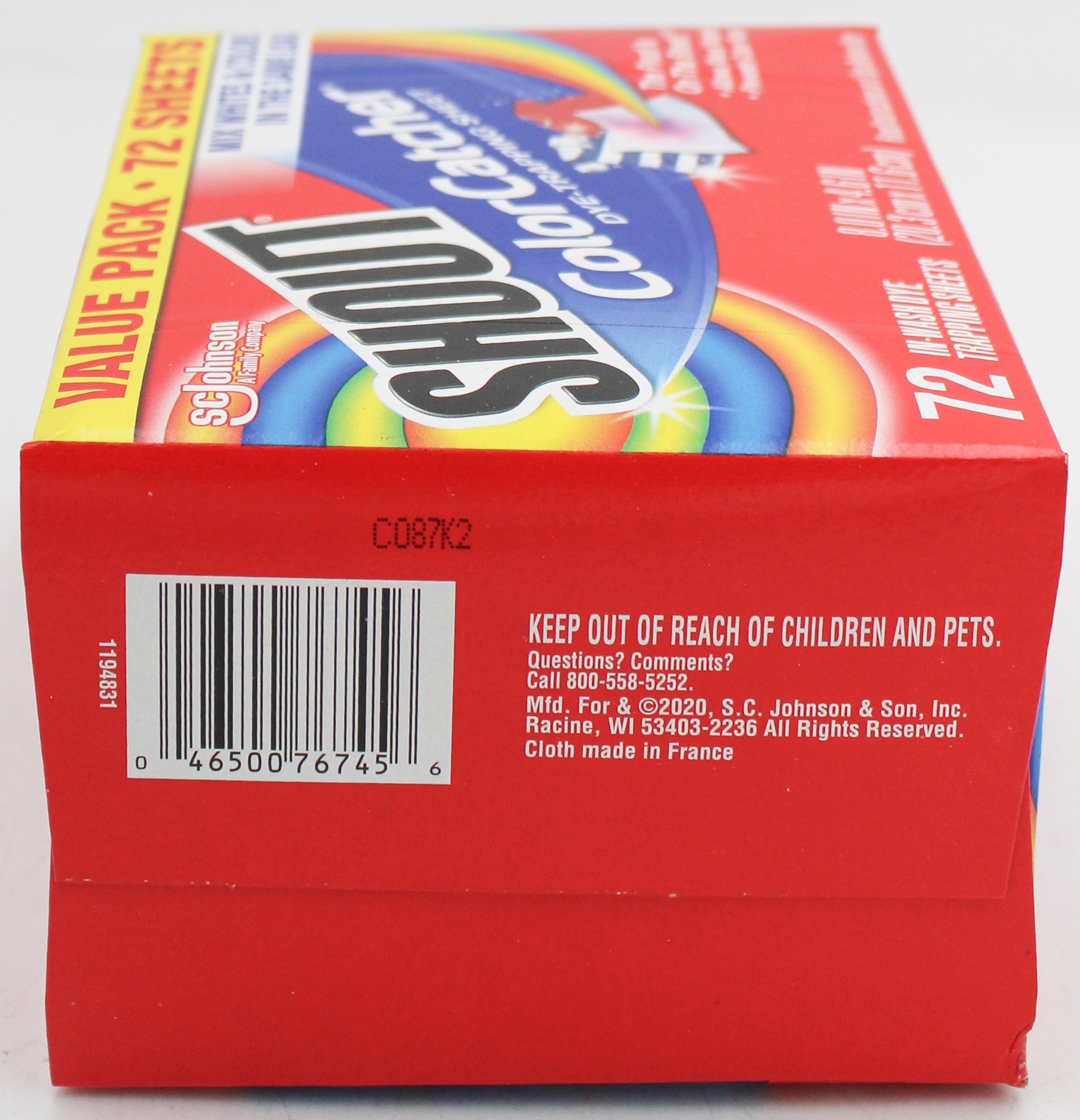 SP SHOUT COLOR CATCHER VALUE PACK 72CT