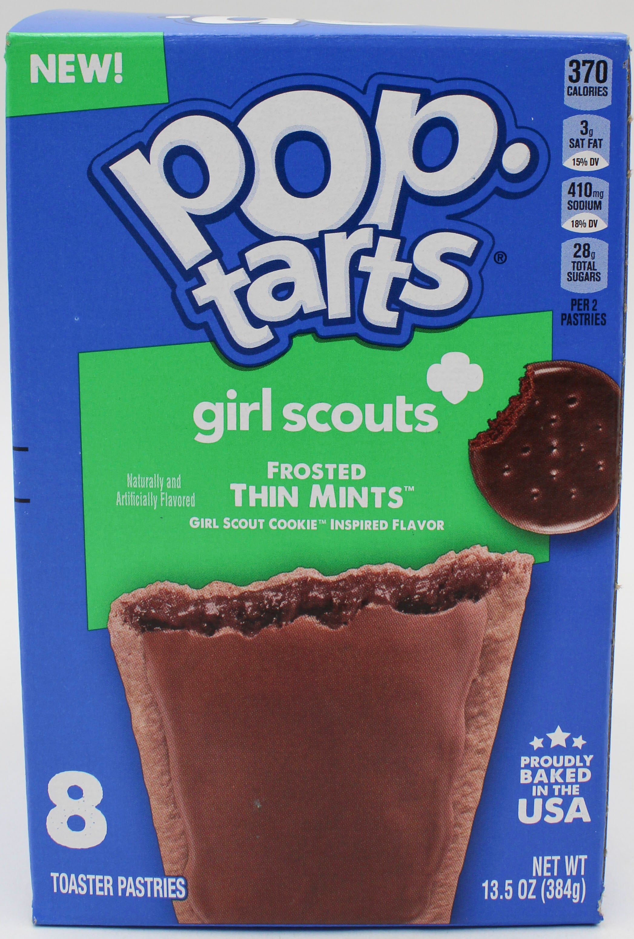 POP-TARTS FROSTED THIN MINTS GIRL SCOUT COOKIE FLAVOR 8ct 13.5 Oz NI BB 10/13/26
