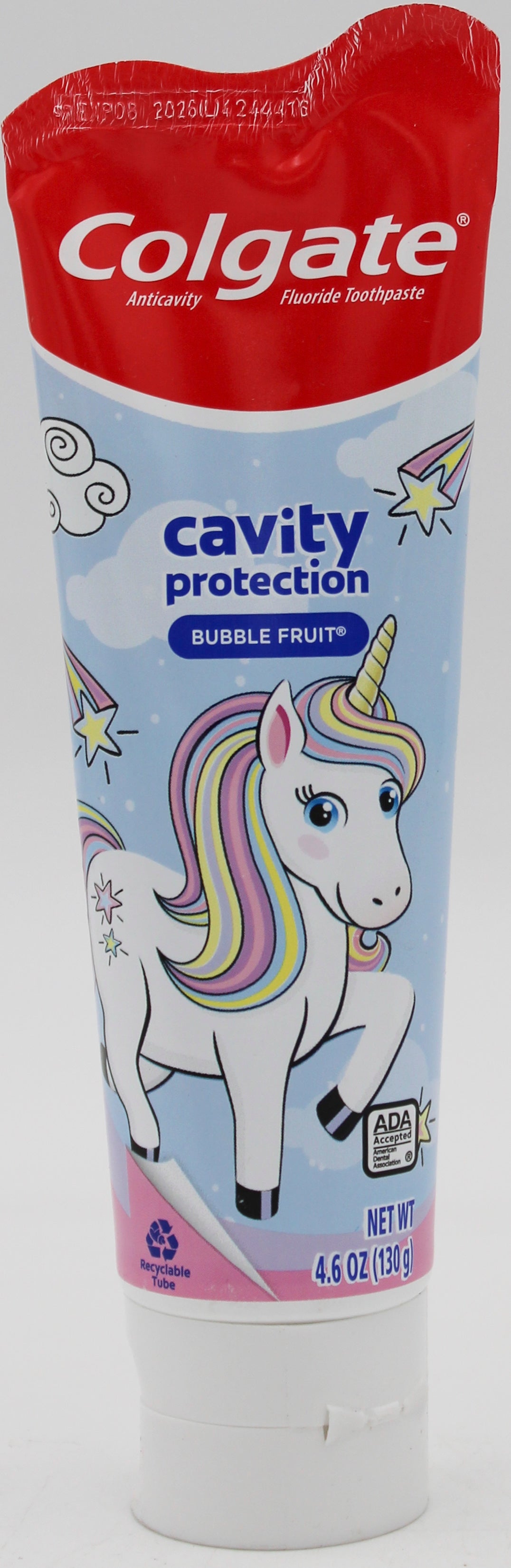 COLGATE KIDS FLORIDE TOOTHPASTE UNICORN-THEMED 4.6oz NI