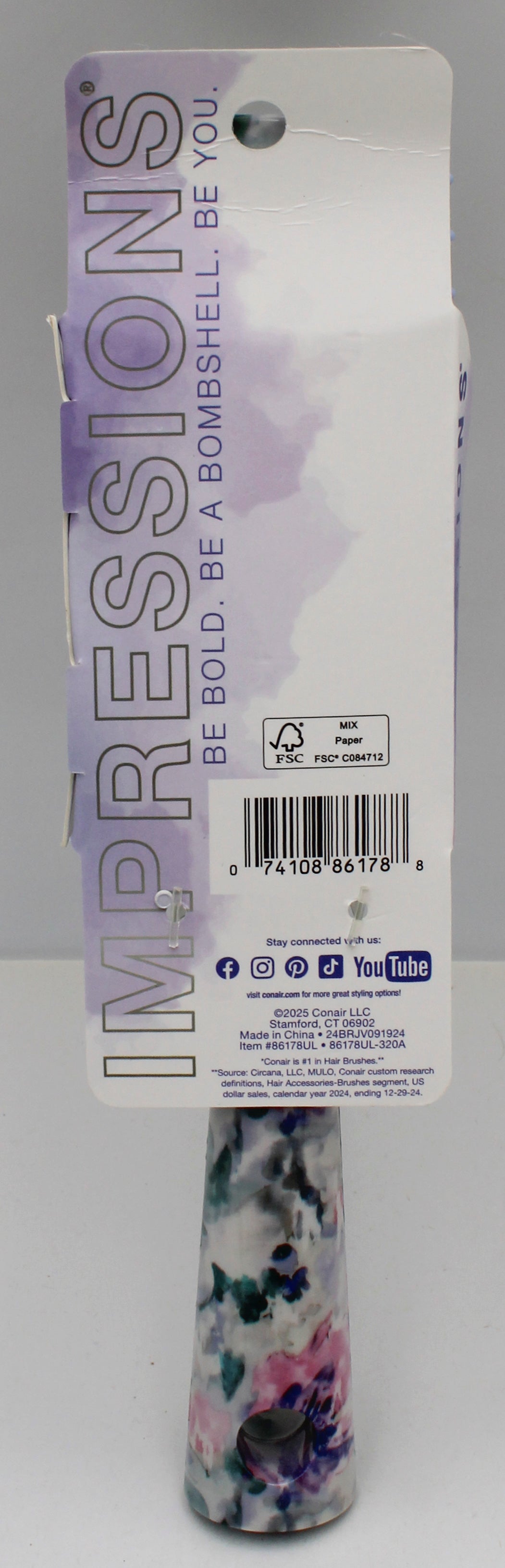 CONAIR IMPRESSIONS VENT BRUSH NI