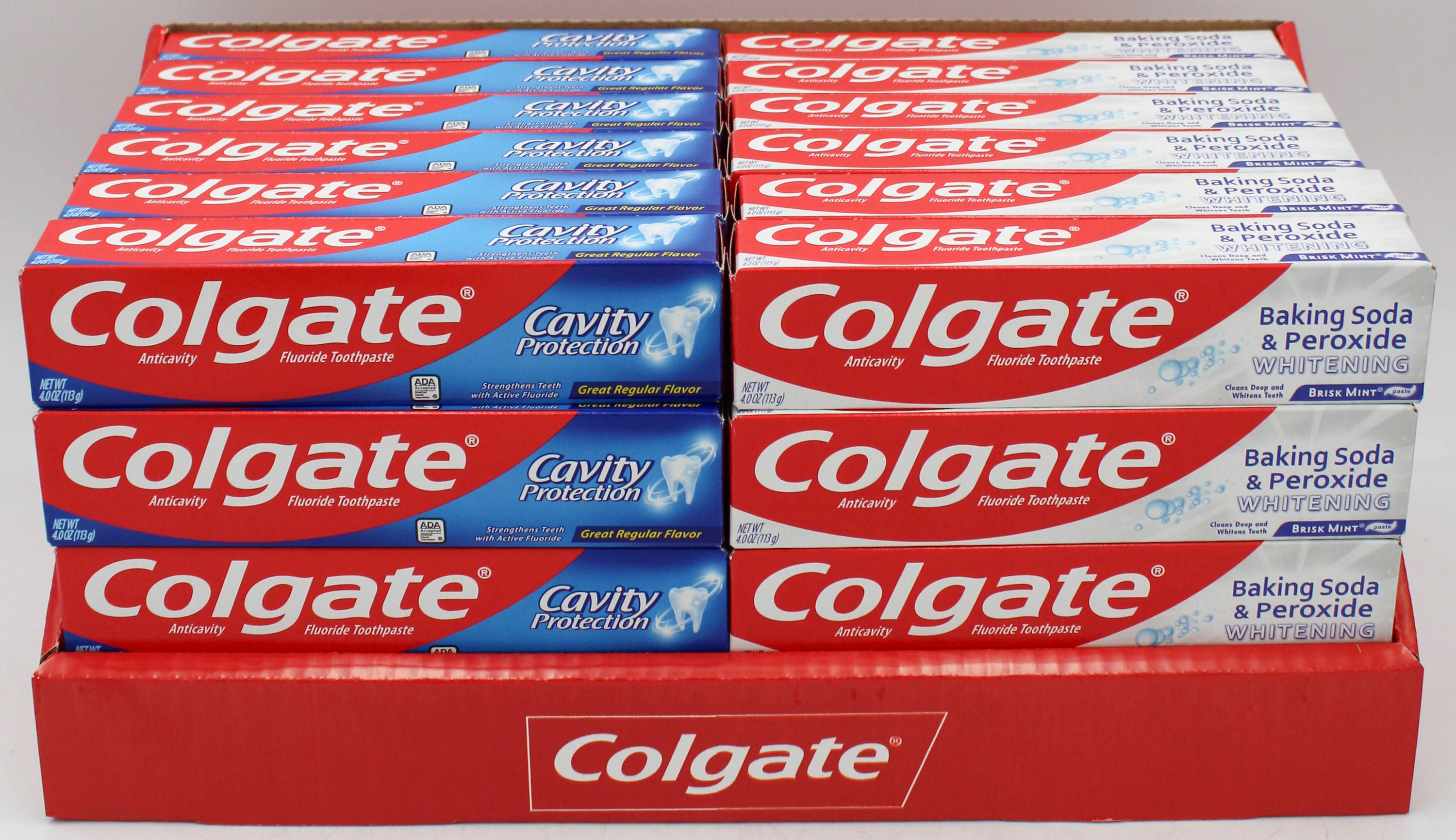 COLGATE TOOTHPASTE ASSORTED DISPLAY 4oz EXP 12/31/26 NI