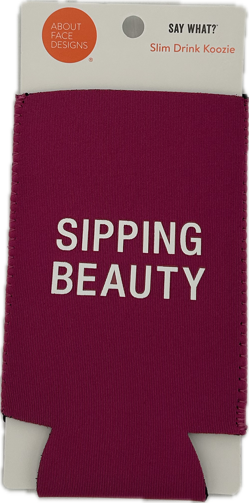 SIPPING BEAUTY SLIM KOOZIE