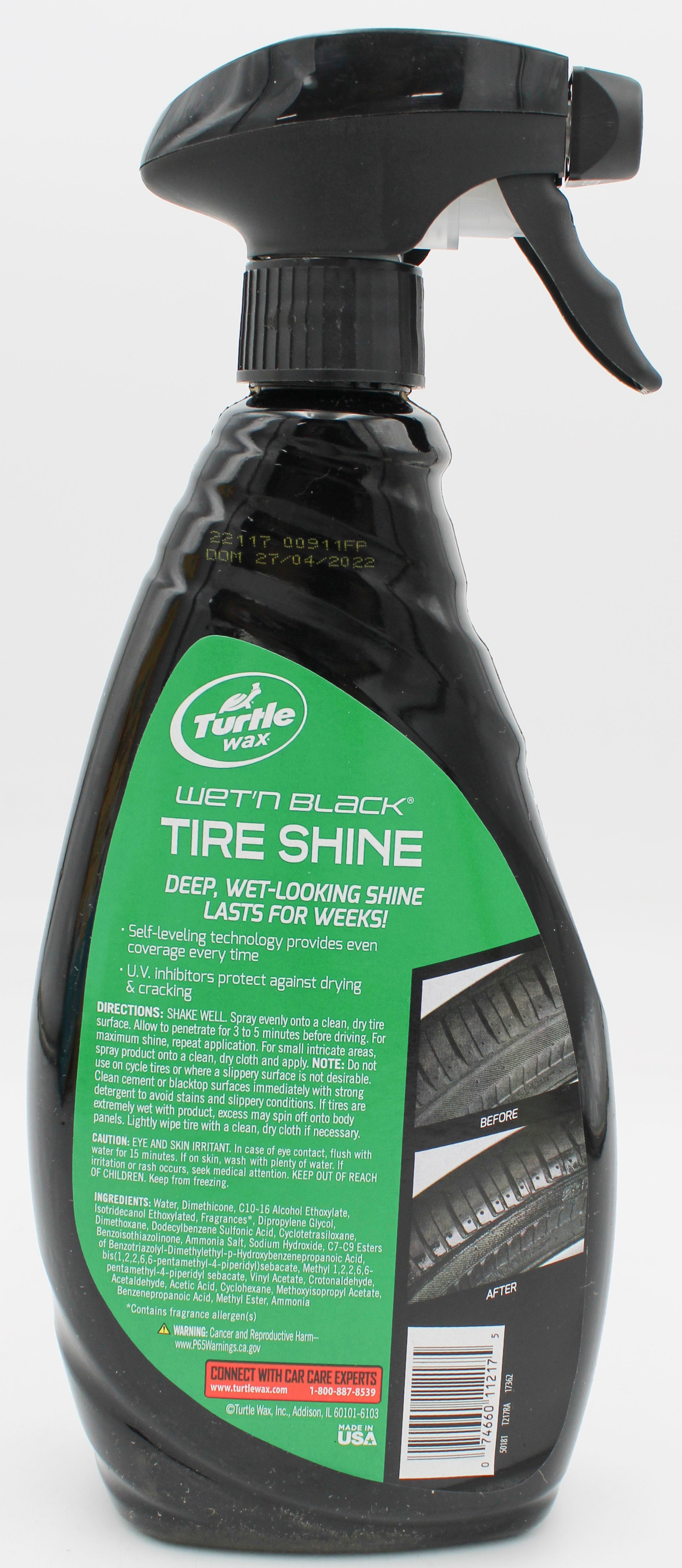 SP TURTLE WAX WET N' BLACK TIRE SHINE 23oz