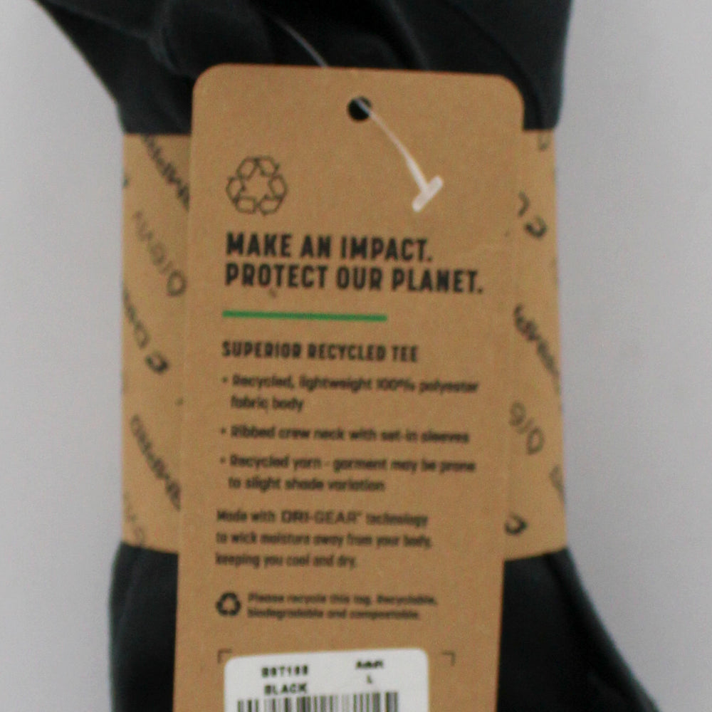 T-SHIRT - ADULT - BLACK - L