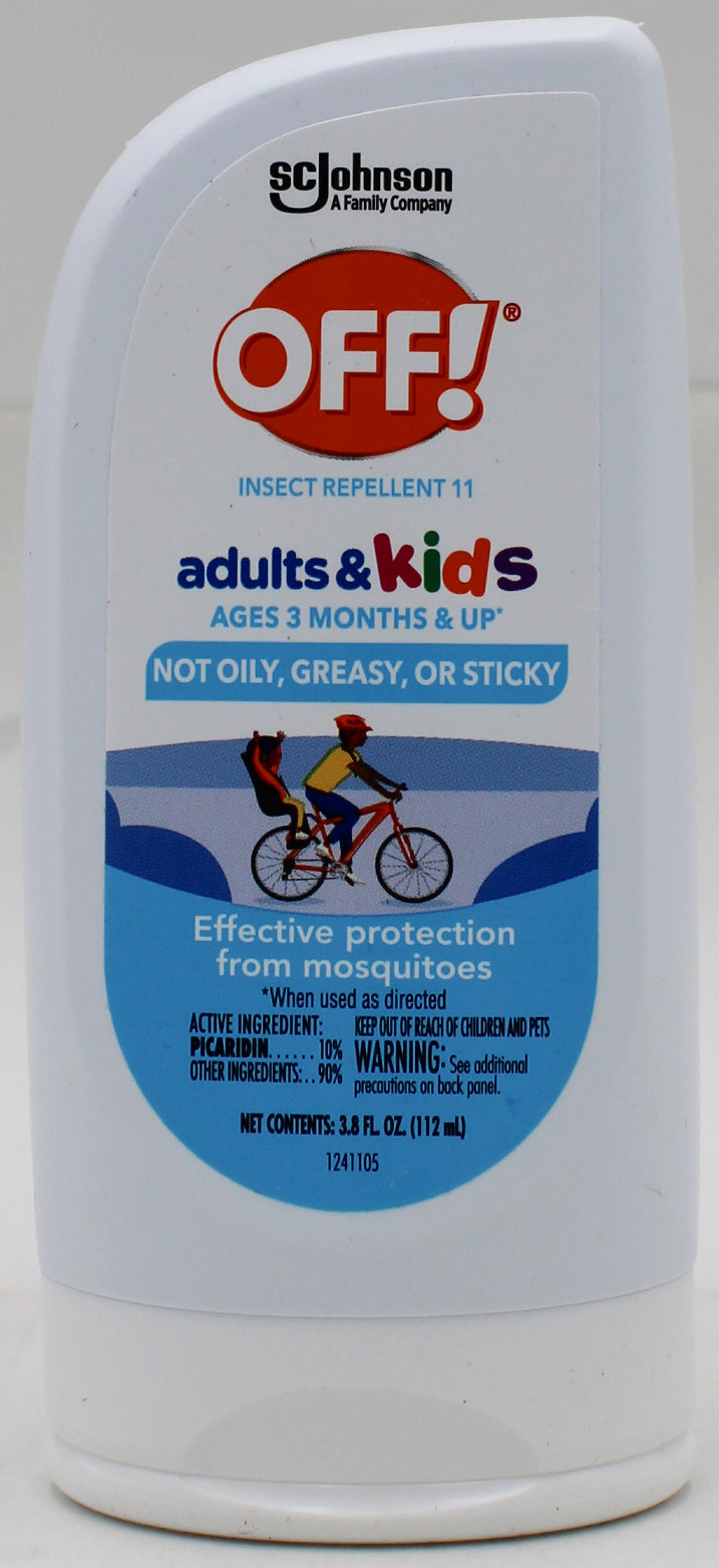 OFF ADULTS & KIDS INSECT REPELLENT LOTION 3.8oz