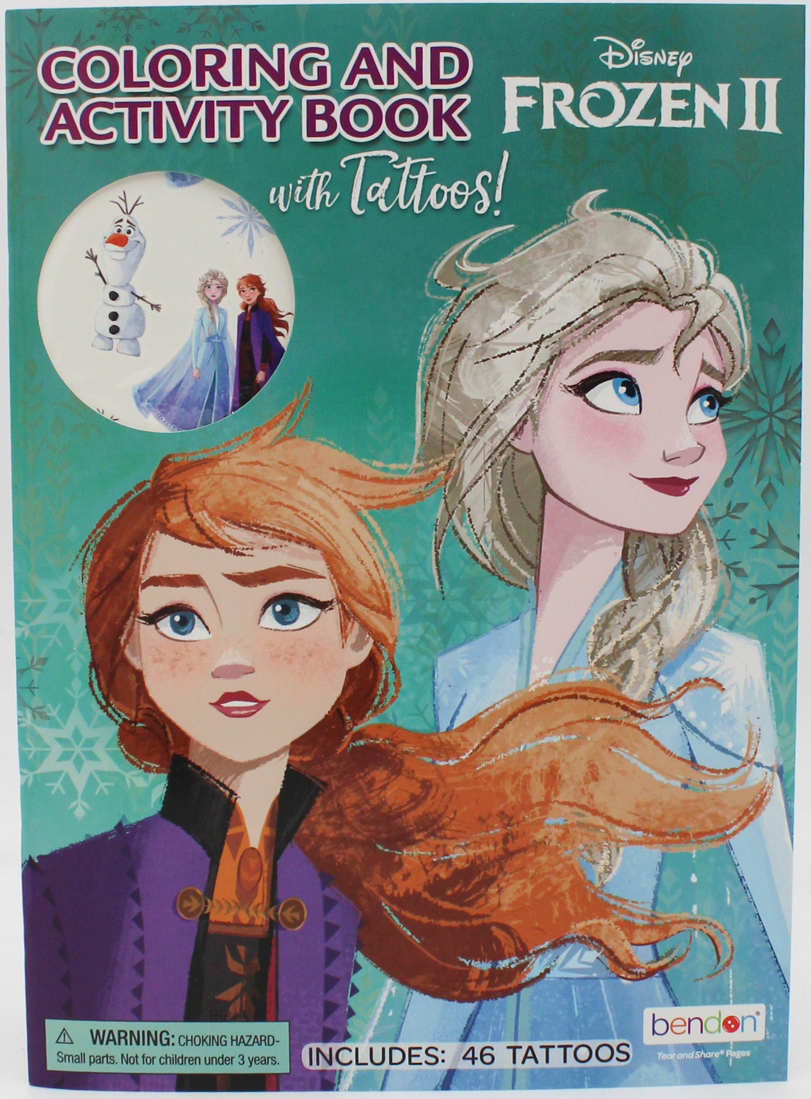 BENDON FROZEN II ACTIVITY AND COLORING  BOOK W/TATTOOS PP$4.99