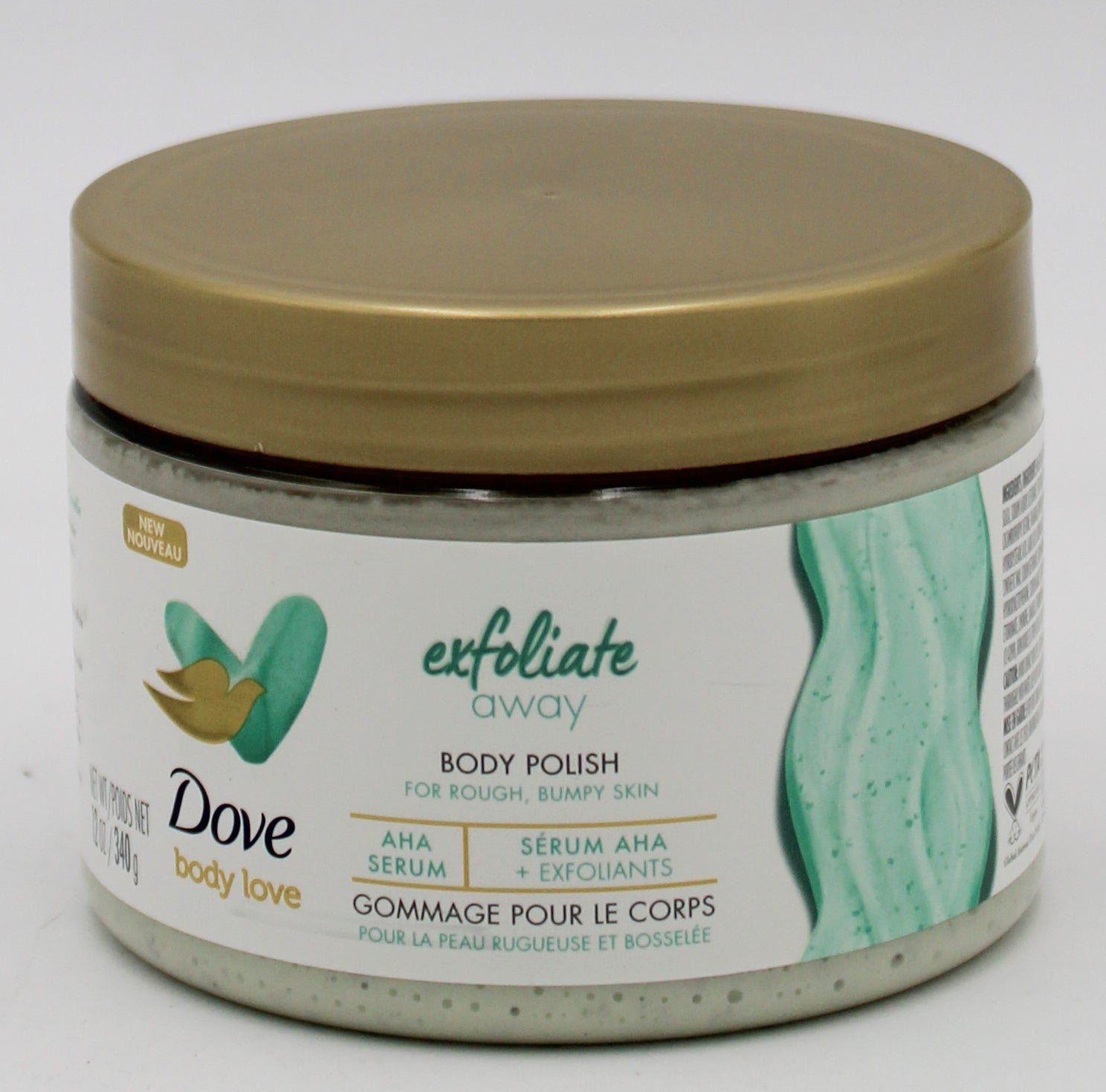 DOVE BODY SCRUB EXFOLIATE AWAY 12oz/340g