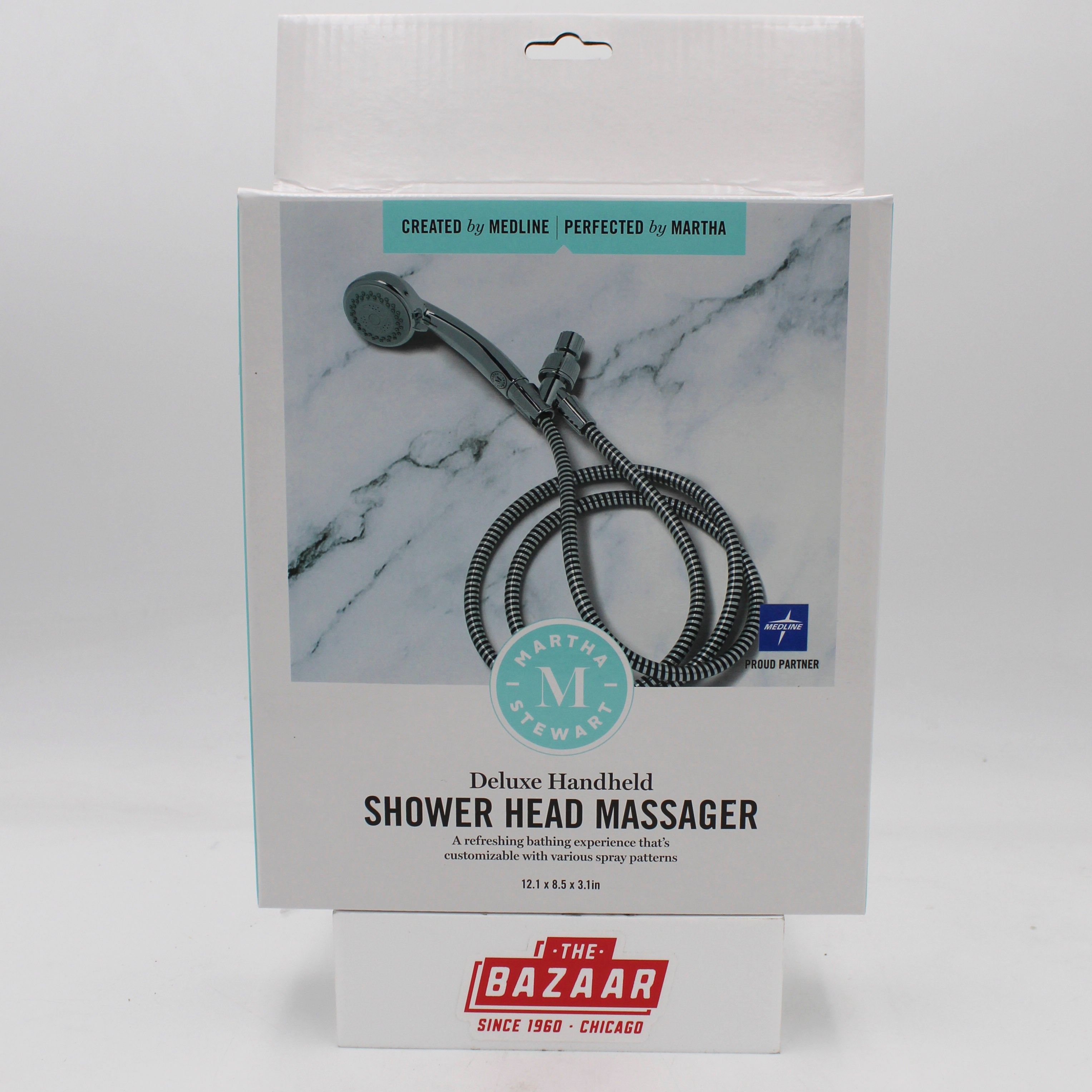 MARTHA STEWART SHOWER HEAD MASSAGER NI