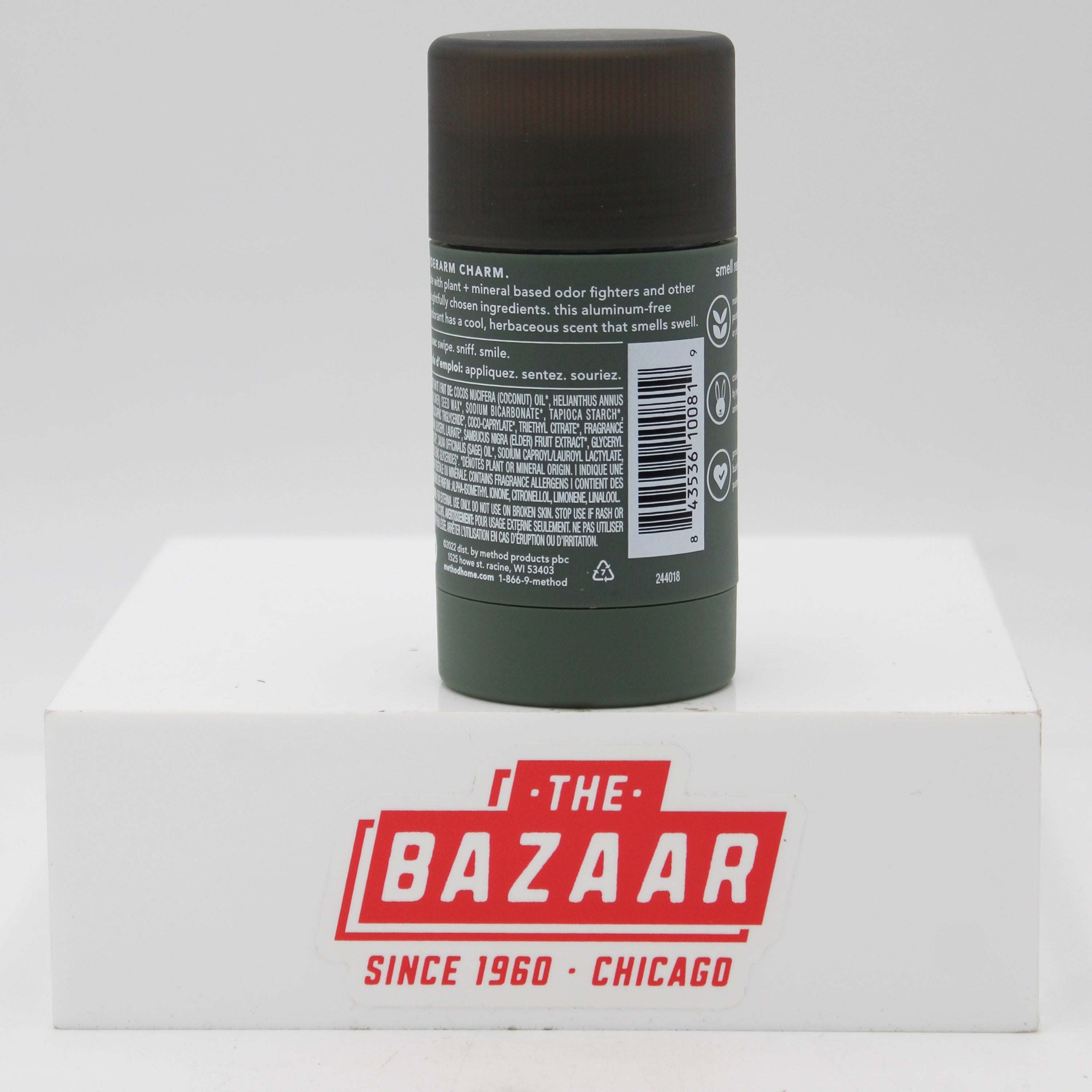 METHOD MENS DEODORANT ALUMINUM FREE JUNIPER + SAGE 2.65oz NA