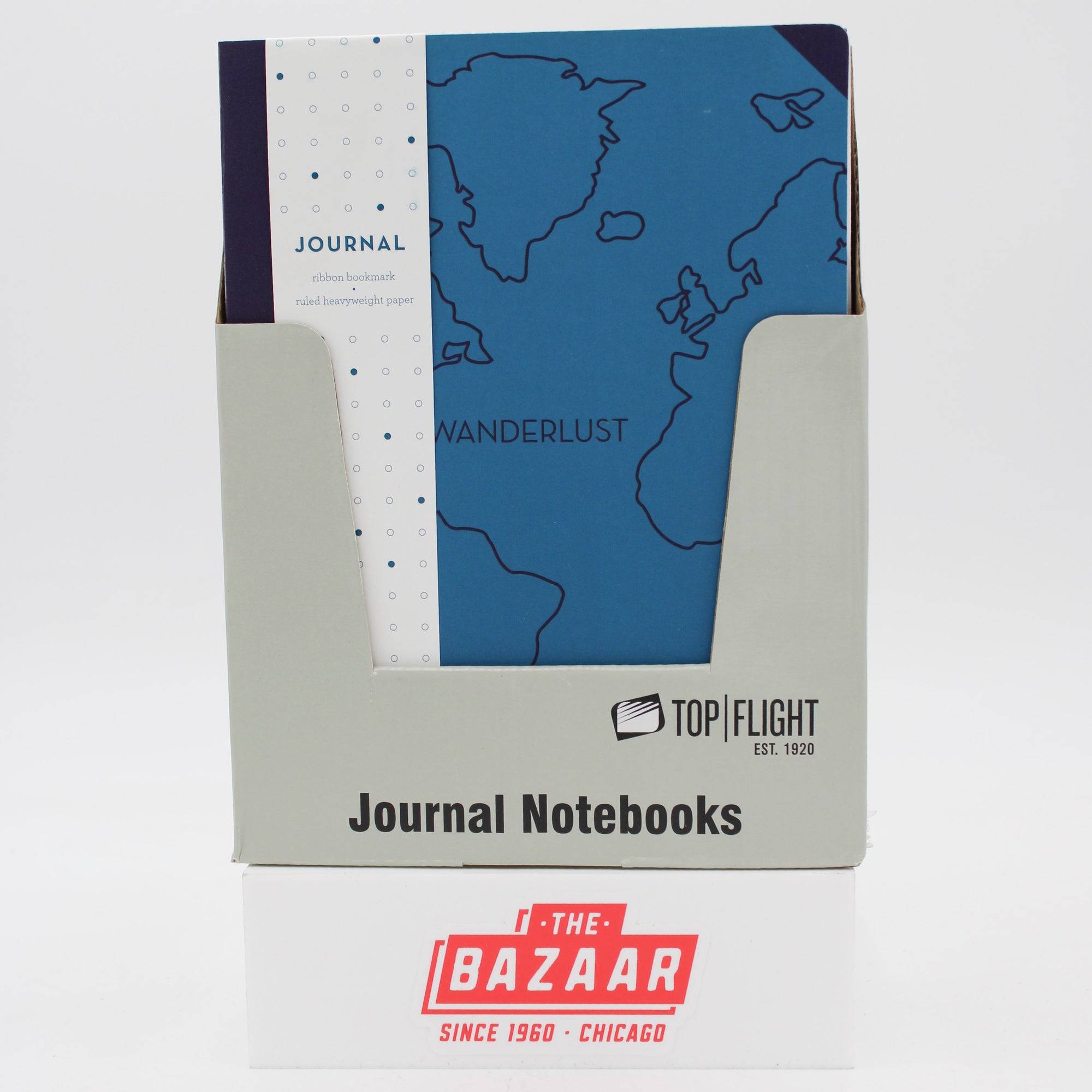 TOP FLIGHT WANDERLUST EMBOSSED JOURNAL