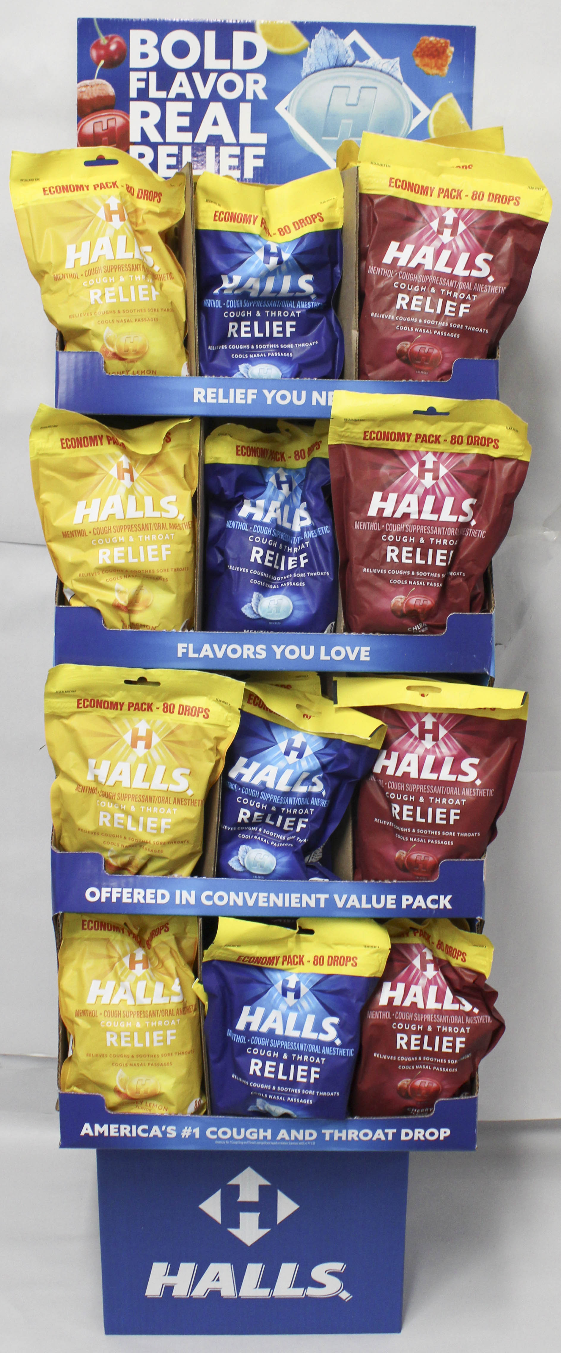 HALLS BASE ECO BAG FS 80 CT EXP 1/16/27