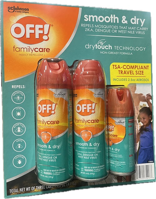 SP OFF! SMOOTH &DRY 6oz 2CT + 1-CT 2.5oz