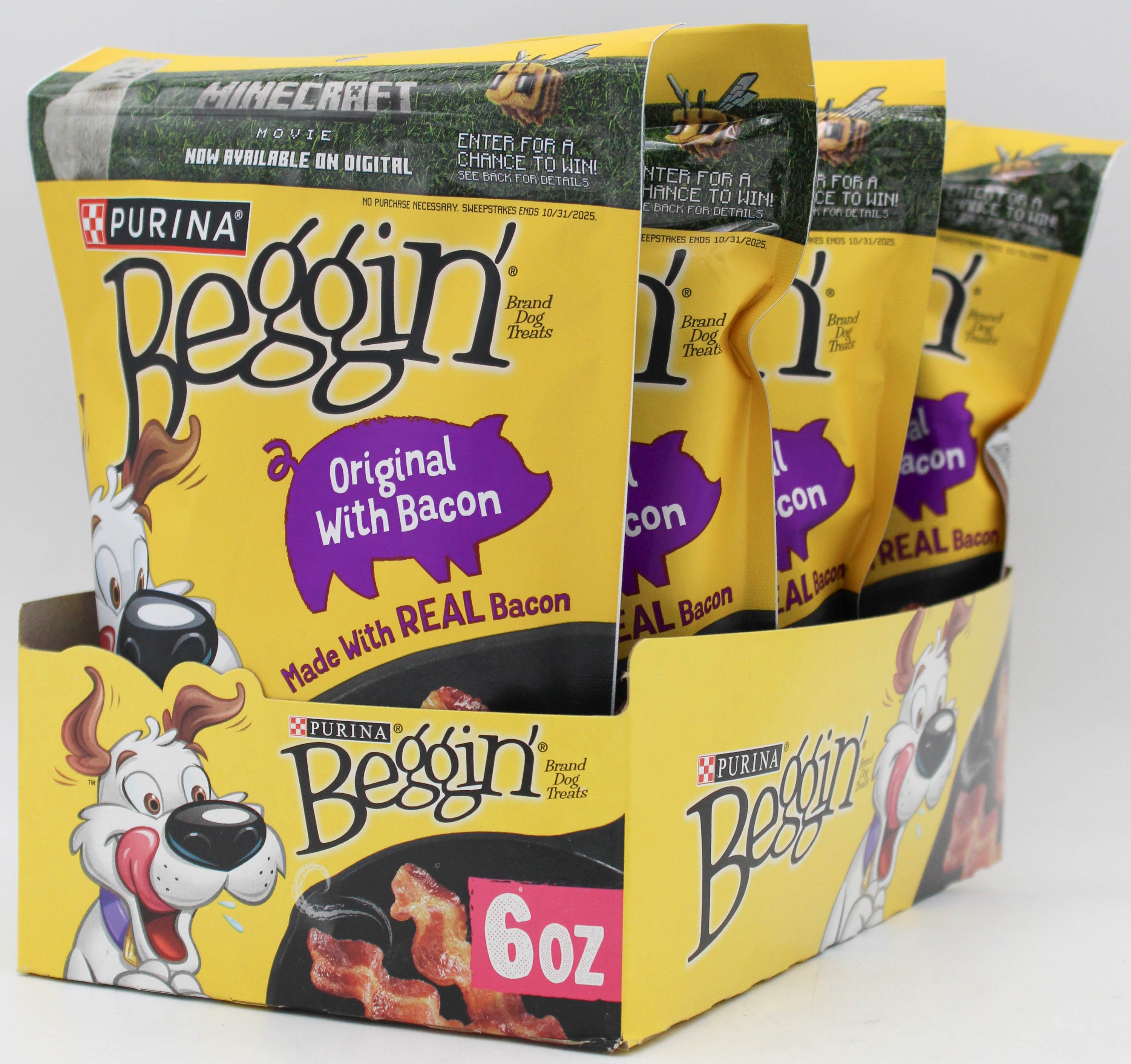 PURINA BEGGIN' BACON 6oz EXP 8.31.26 NI