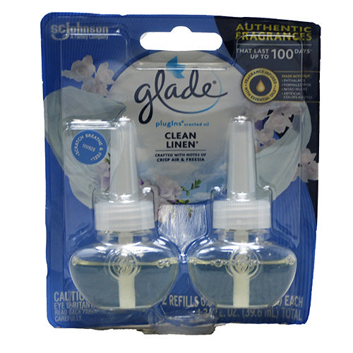 SP GLADE PLUGINS-IN OIL 2-ct REFILL 0.67-oz CLEAN LINE