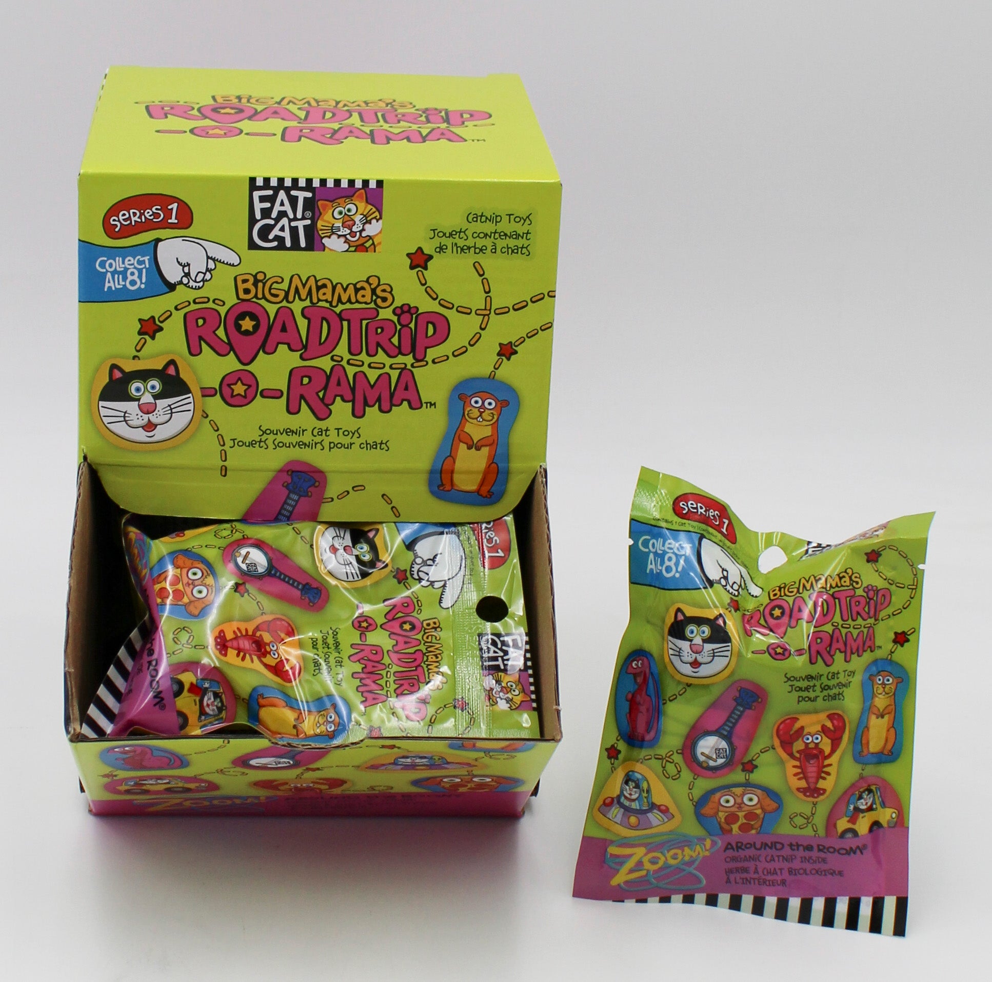 ROADTRIPORAMA CAT TOY BLIND BOX 18PC PDQ
