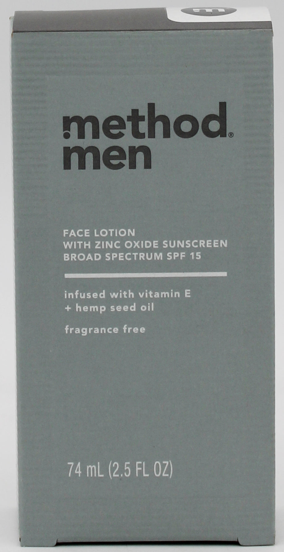 HOLD MTHD MensSPF FacLtnFrgFree OT 2.5OZ/18US EXPIRED 2022