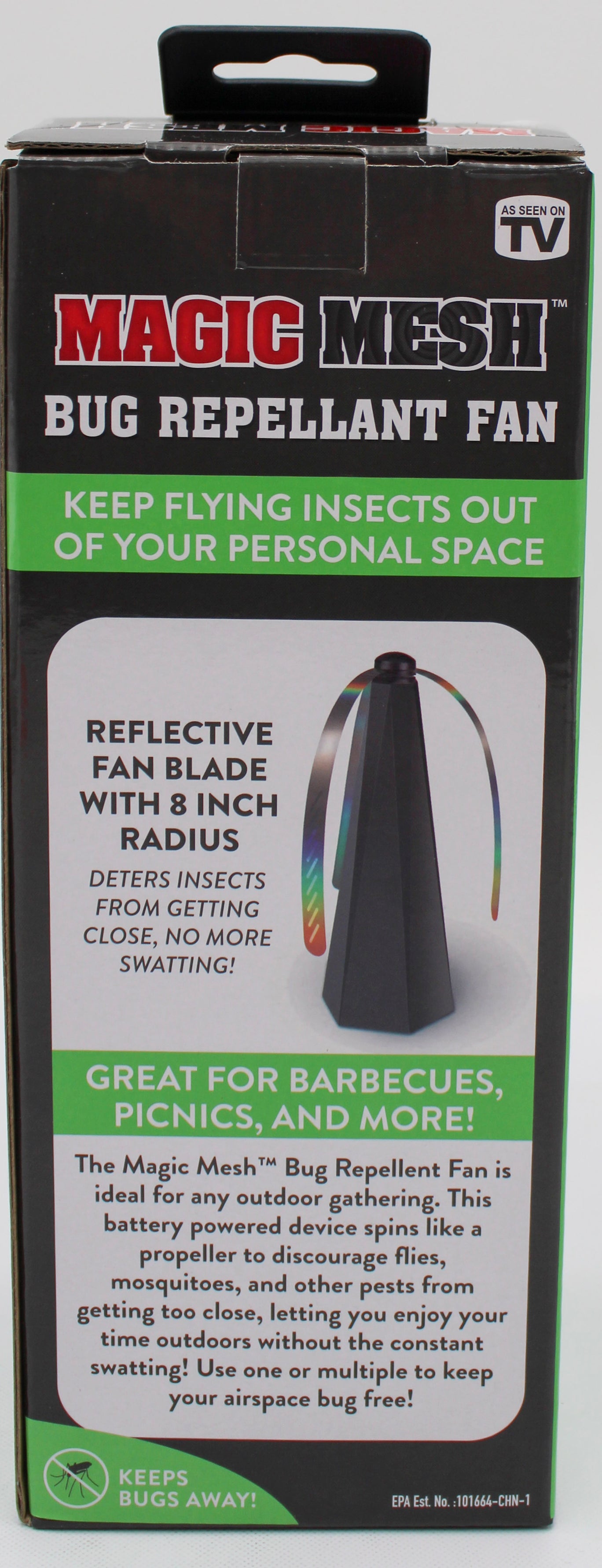 MAGIC MESH BUG REPELLANT FAN NI