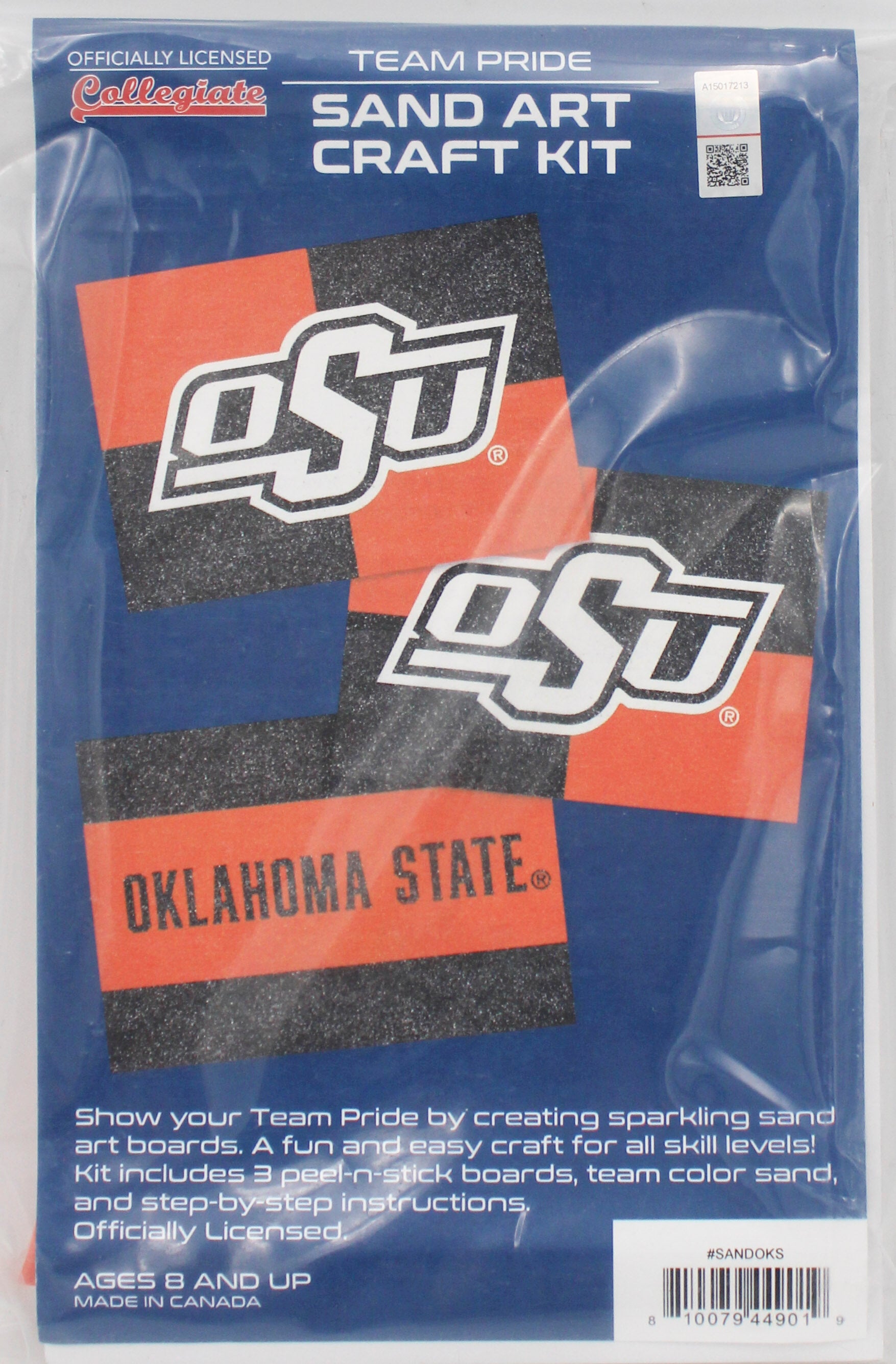 OKLAHOMA STATE COWBOYS SAND ART CRAFT KIT