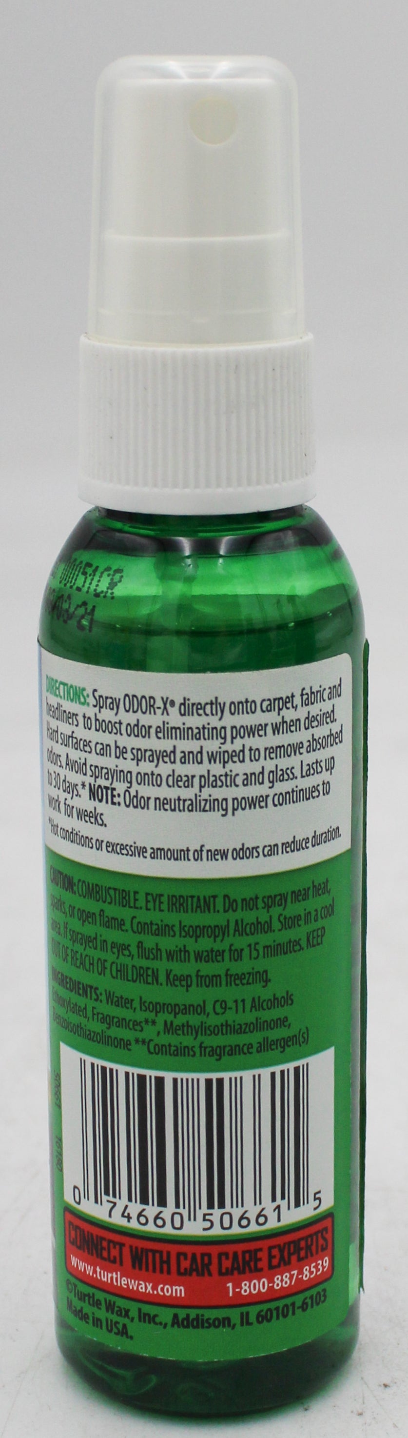 SP TURTLE WAX ODOR-X 2oz KINETIC NEWCAR SCENT