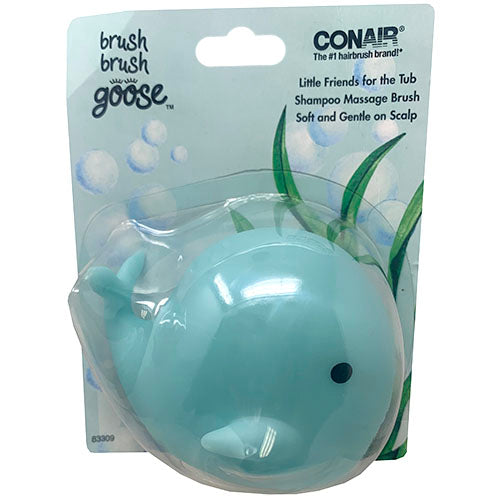 CONAIR SHMP/TUB HAIRBRUSH-WHALE/NI