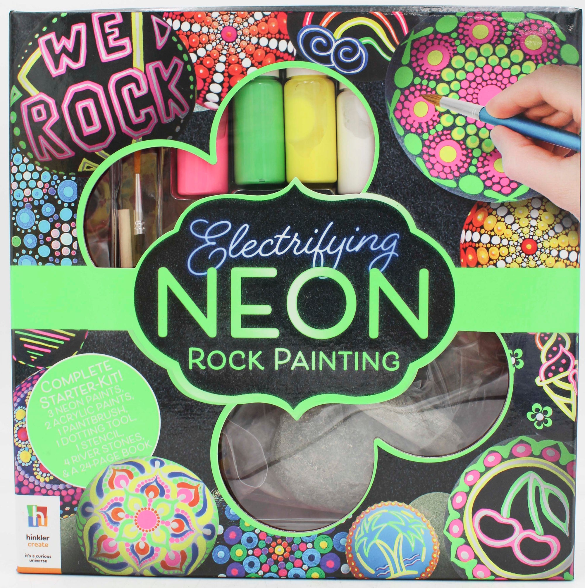 NEON ROCK PAINTING KIT