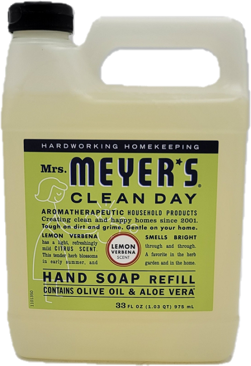 MRS MEYERS HAND SOAP REFILL LEMON VERBENA 33floz US