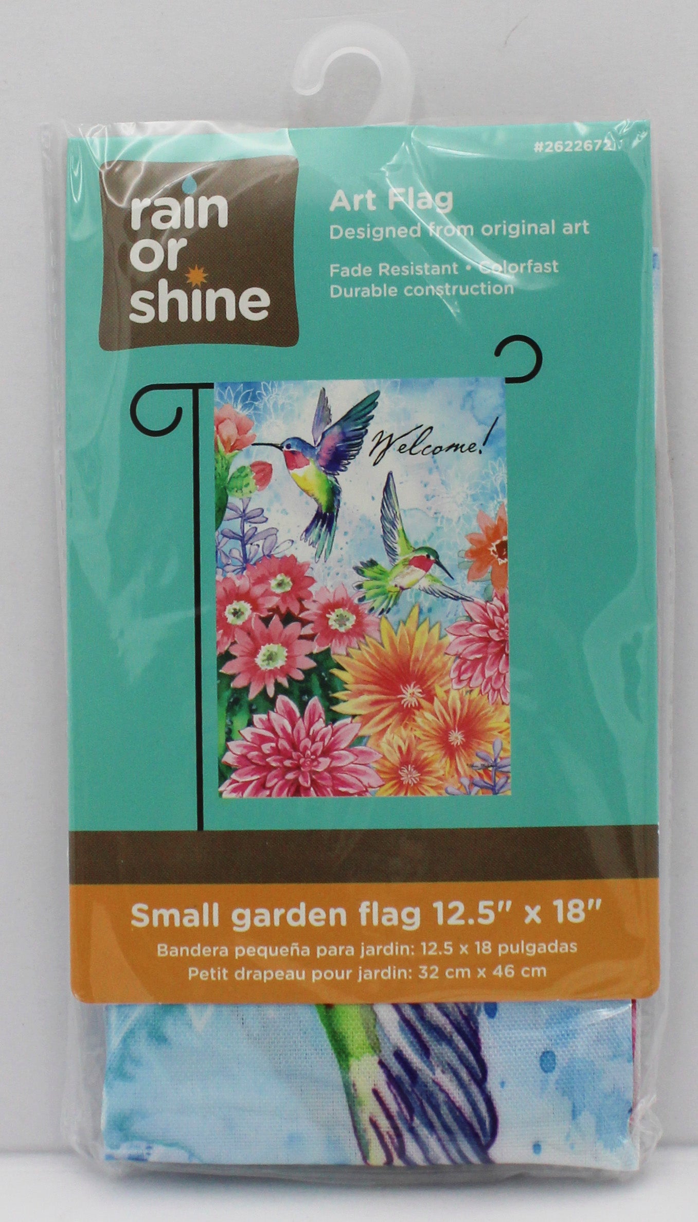 GARDEN FLAG - HUMMINGBIRD DELIGHT 12.5in X 18in