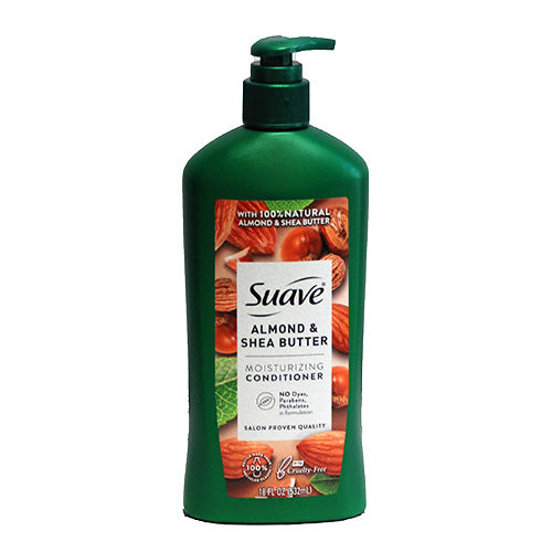 SUAVE CONDITIONER 18OZ W/PUMP-ALMOND&SHEA BUTTER