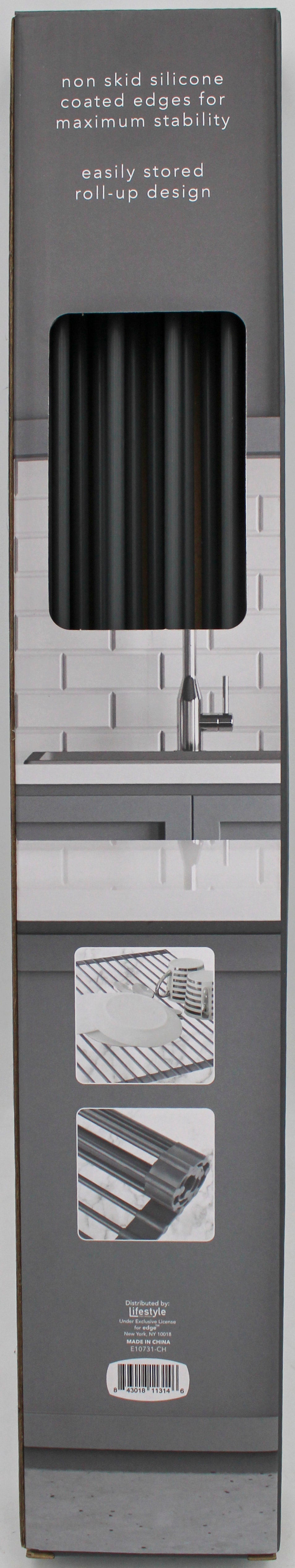 OVERSIZED OVER THE SINK ROLL UP DRYING RACK - 20.5X13.1INCH.