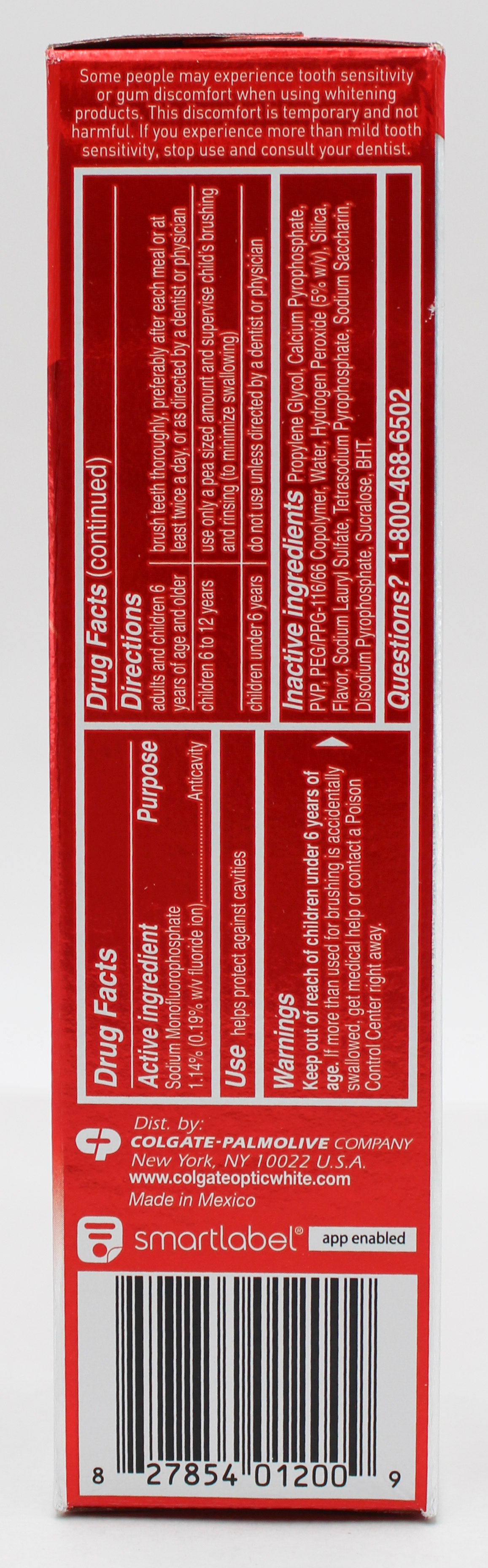 Colgate Optic White Renewal High Impact White Toothpaste 3oz