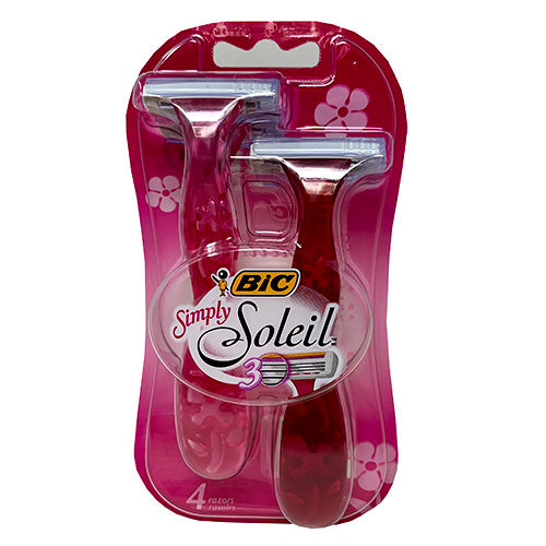 BIC SIMPLY SOLEIL SHAVER 4CT