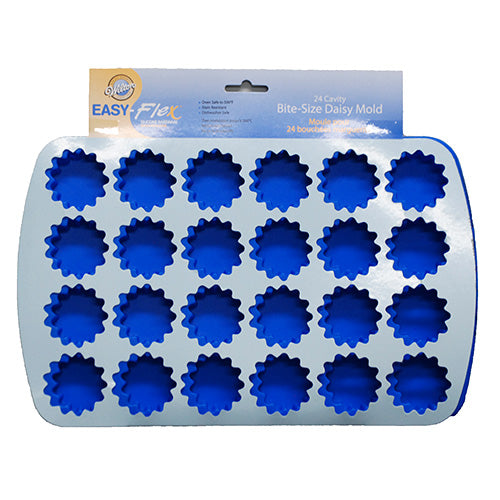 WILTON SILICONE TREAT MOLD DAISY BITE SIZED