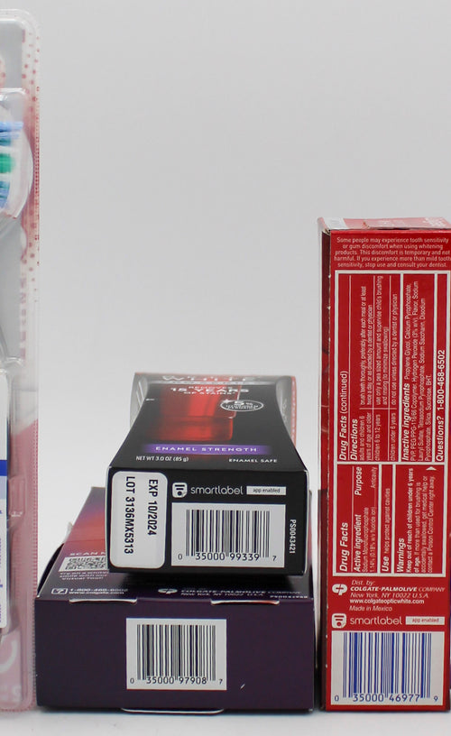 COLGATE MIXED OPTIC WHITE TOOTHPASTE/TOOTHBRUSH/MOUTHWASH DISPLAY EXP 10/24 NI