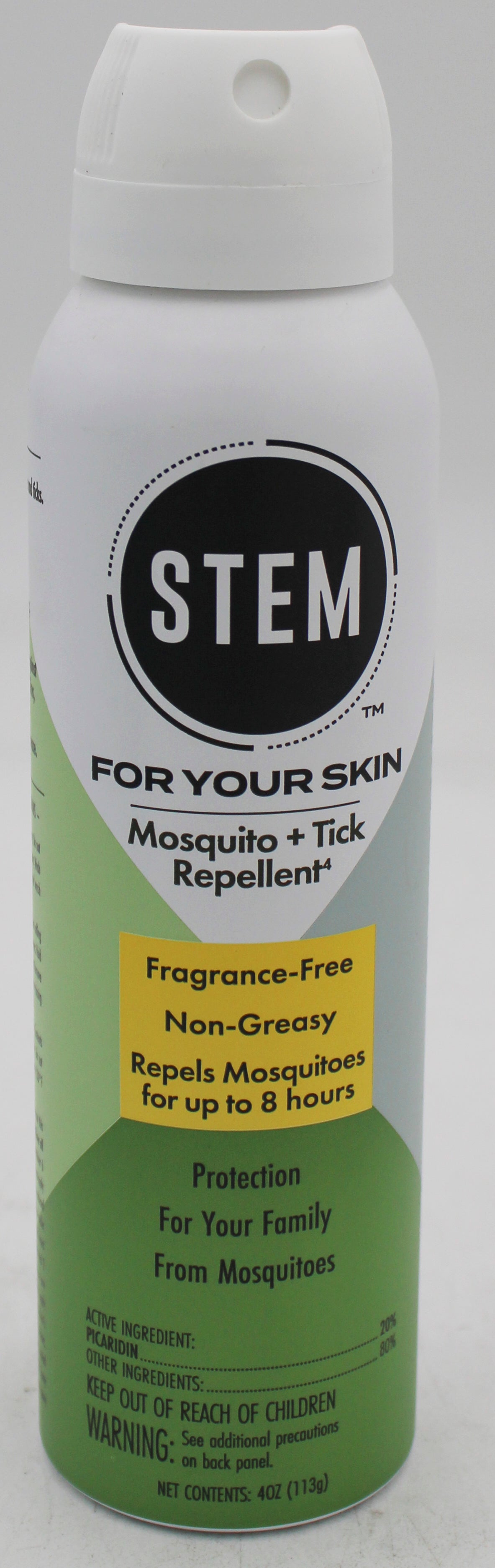 SP STEM MOSQUITO+TICK REPELLENT FRAGANCE FREE 4oz-