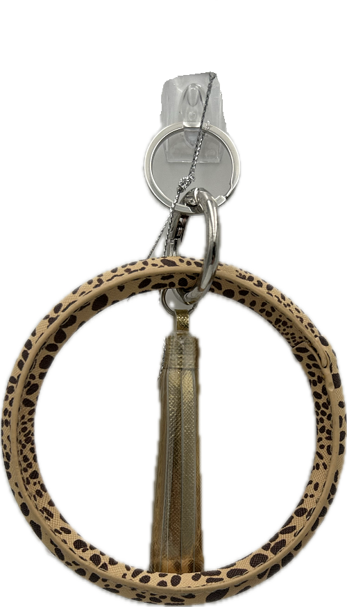 CHEETAH BANGLE KEYCHAIN