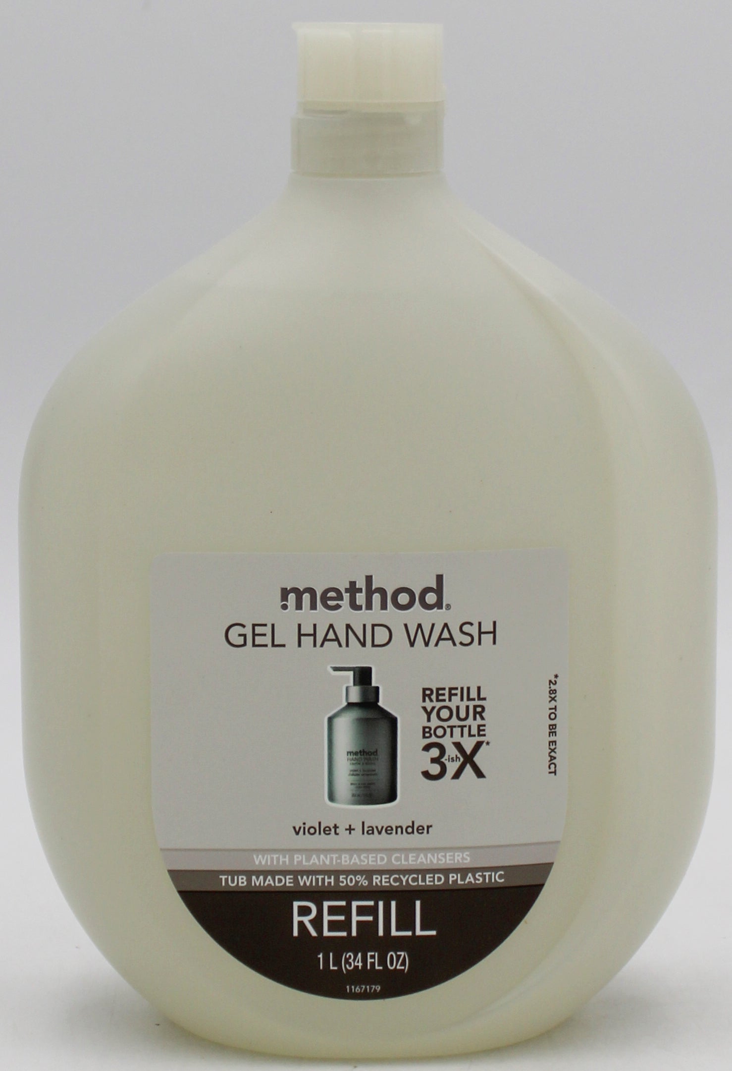 METHOD GEL HAND WASH VIOLET + LAVENDER REFILL 34oz US