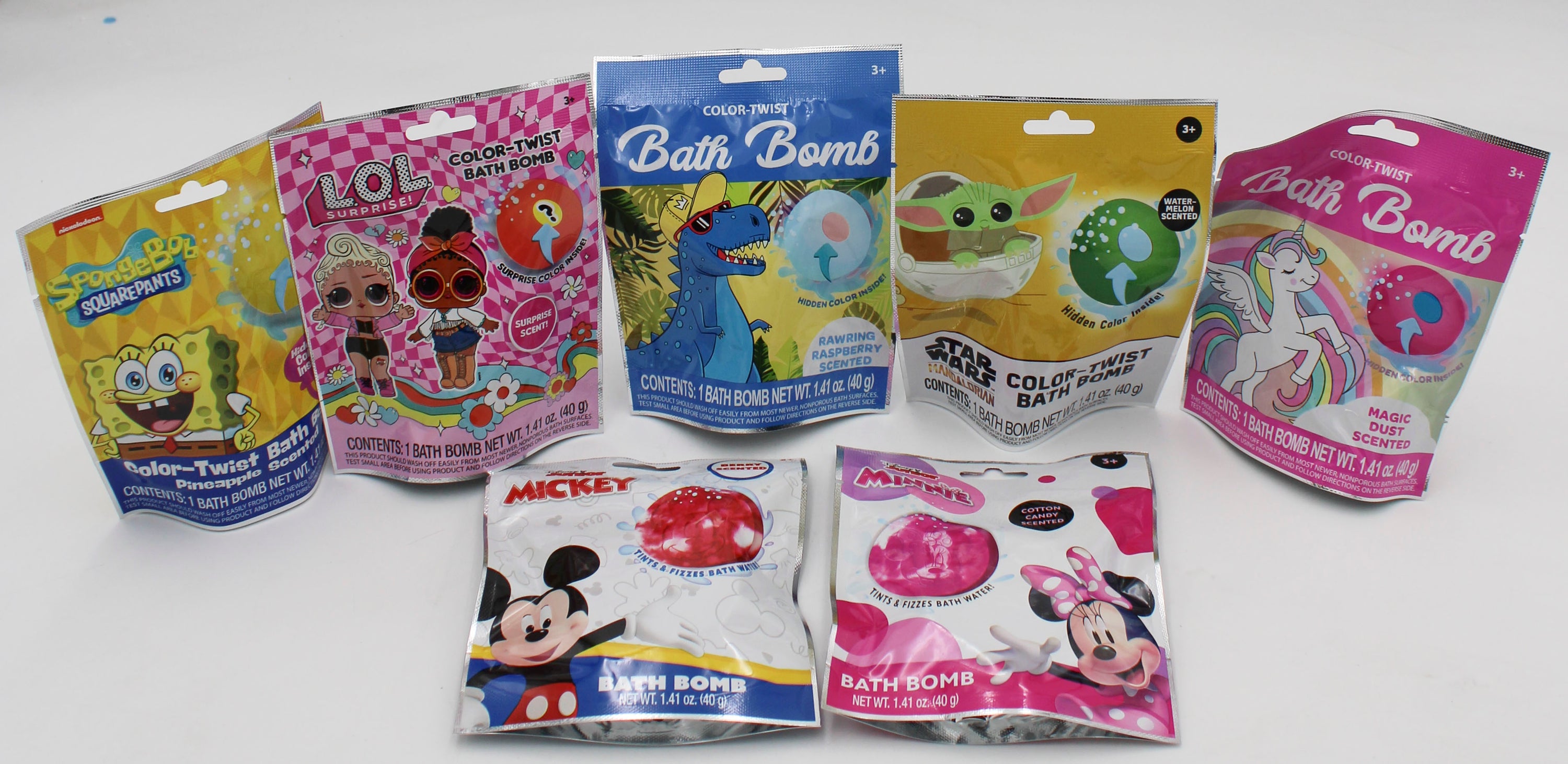 ASSORTED LICENSE COLORTWIST BATH BOMB NI