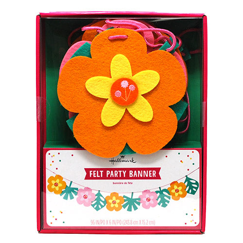 HALLMARK FELT PRTYBANNR($16.99)FLMNGO NI