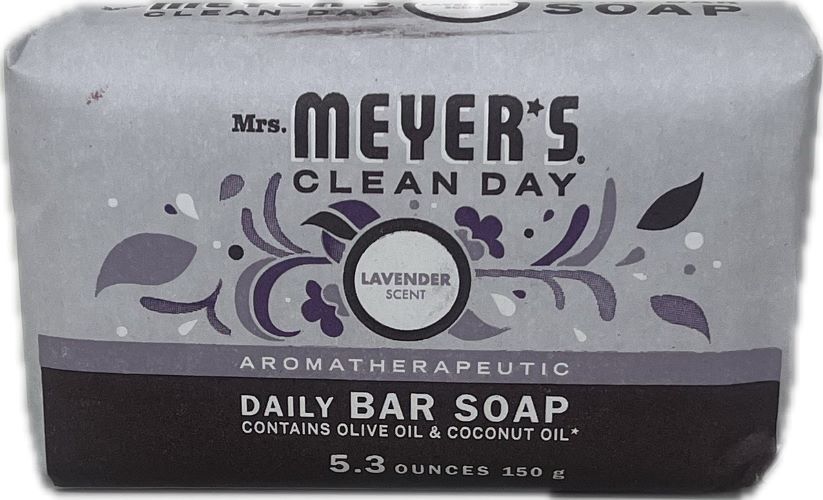 SP MRS. MEYER'S DAILY BAR SOAP AROMATHERAPEUTIC LAVENDER SCENT 5.3oz