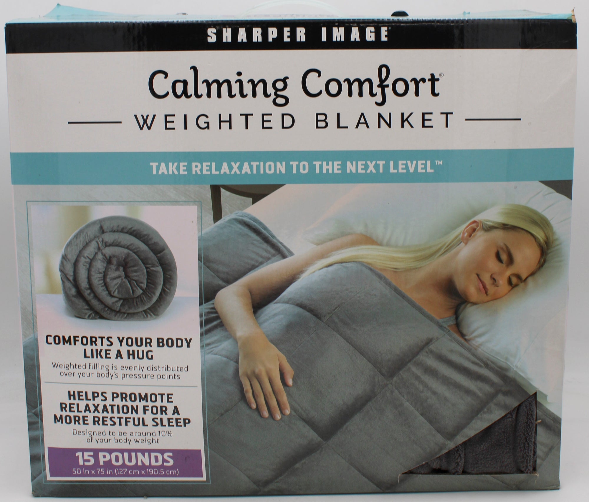 SHAPR IMGE WGHTD BLANKT 15LB-GRY.