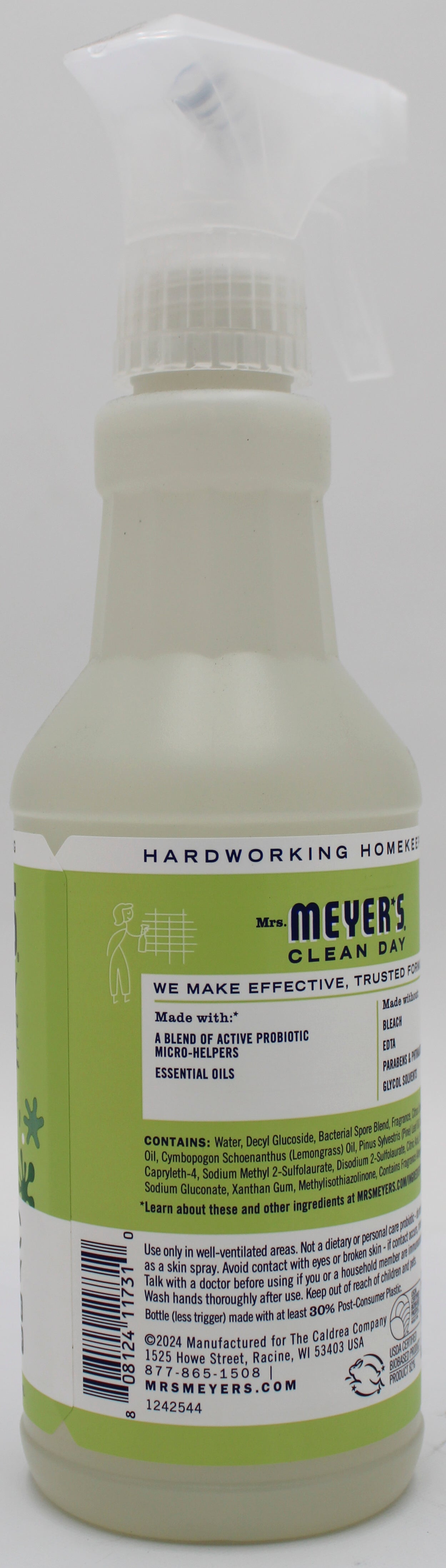 MRS MEYERS PROBIOTIC DAILY SHOWER SPRAY LEMON VERBENA 16oz US