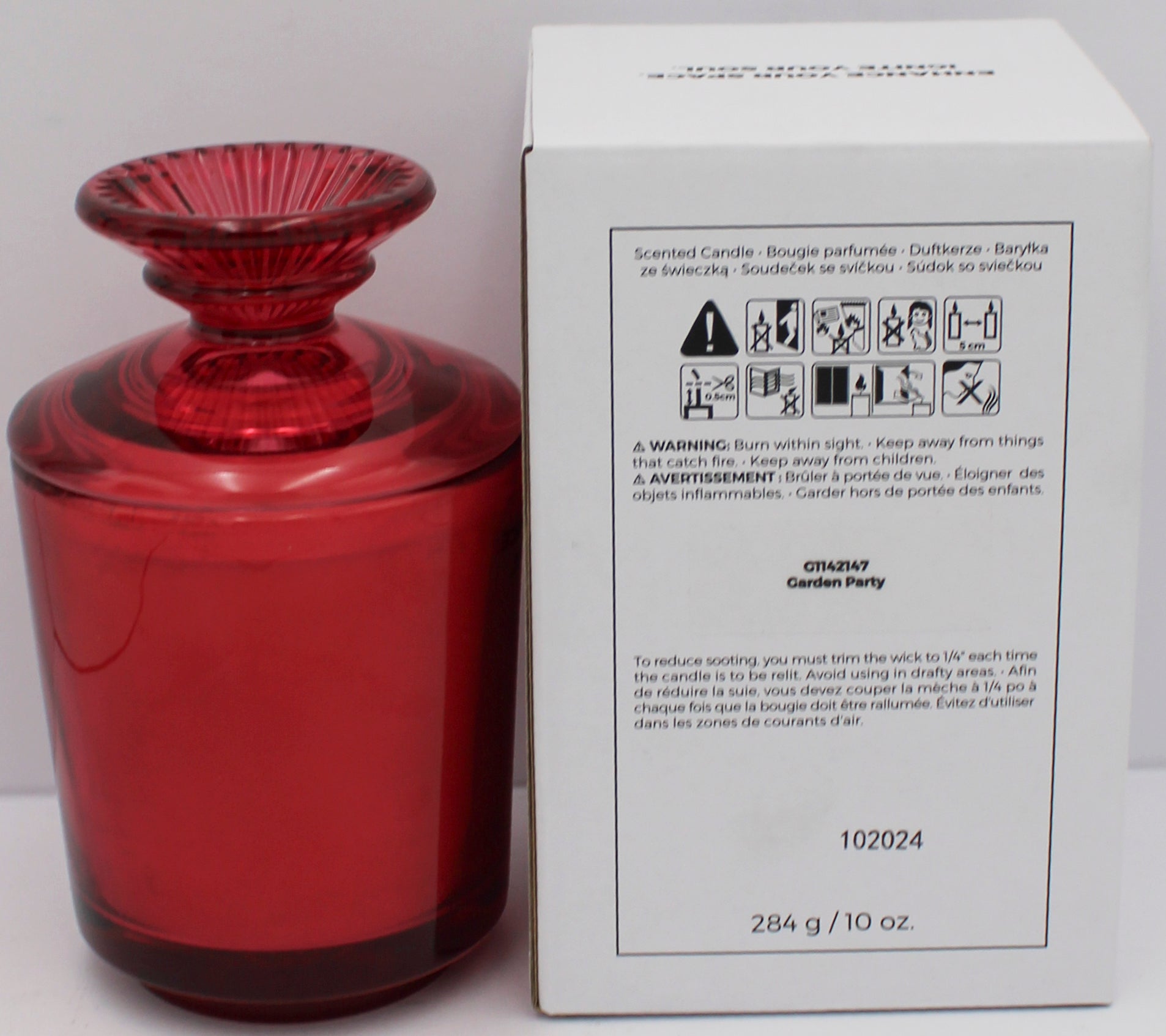 PARTYLITE GARDEN PARTY SPECIALTY JAR CANDLE 10oz