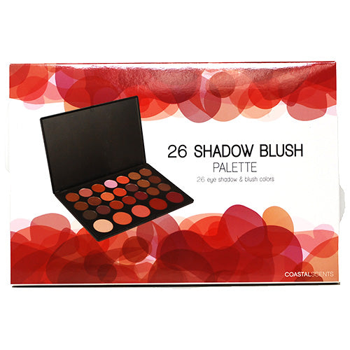 COASTAL SCENTS 26 EYE SHADOW/BLUSH PALETTE