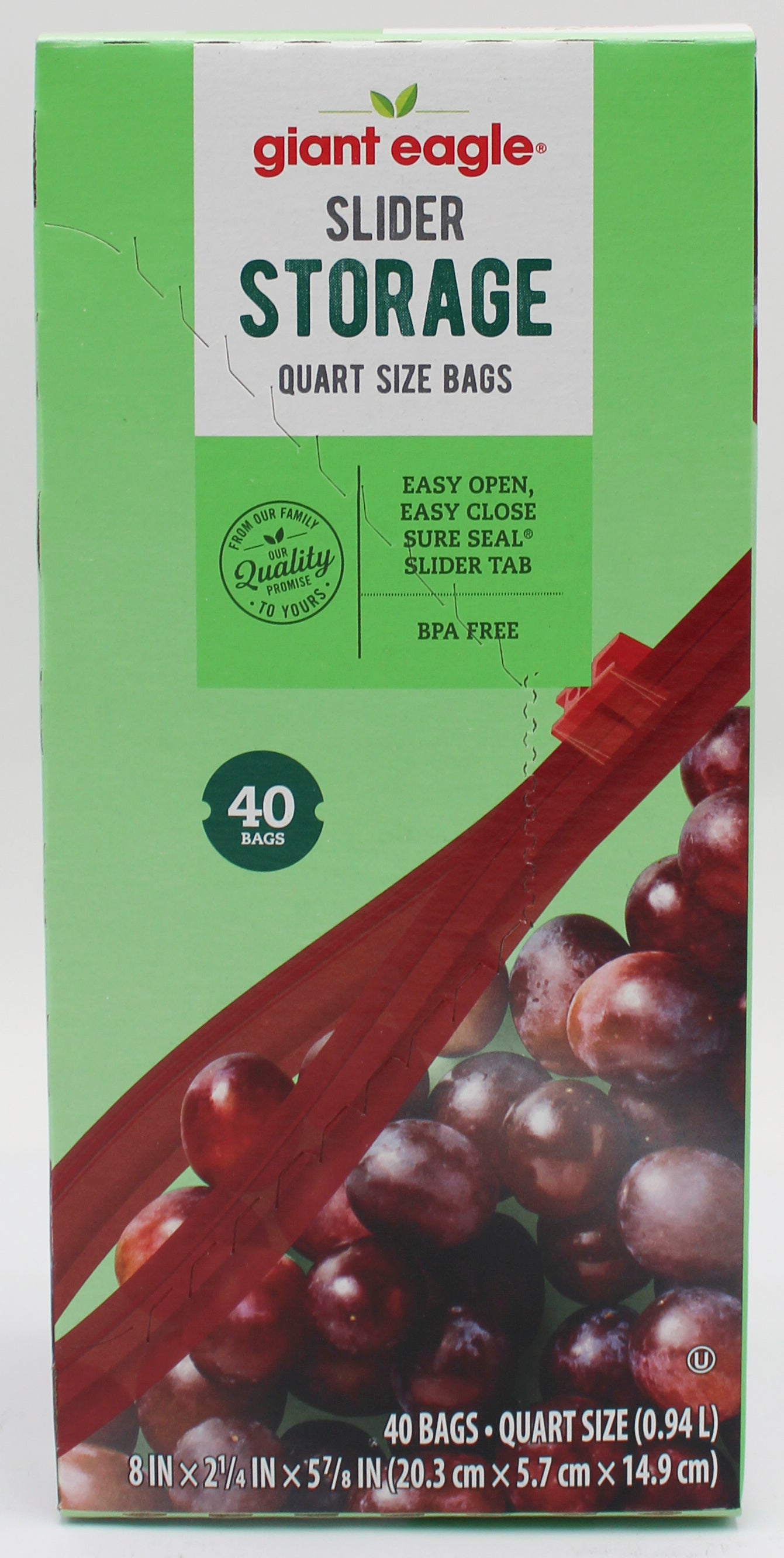 40CT GIANT EAGLE STORAGE CLOSE SLIDER BAGS