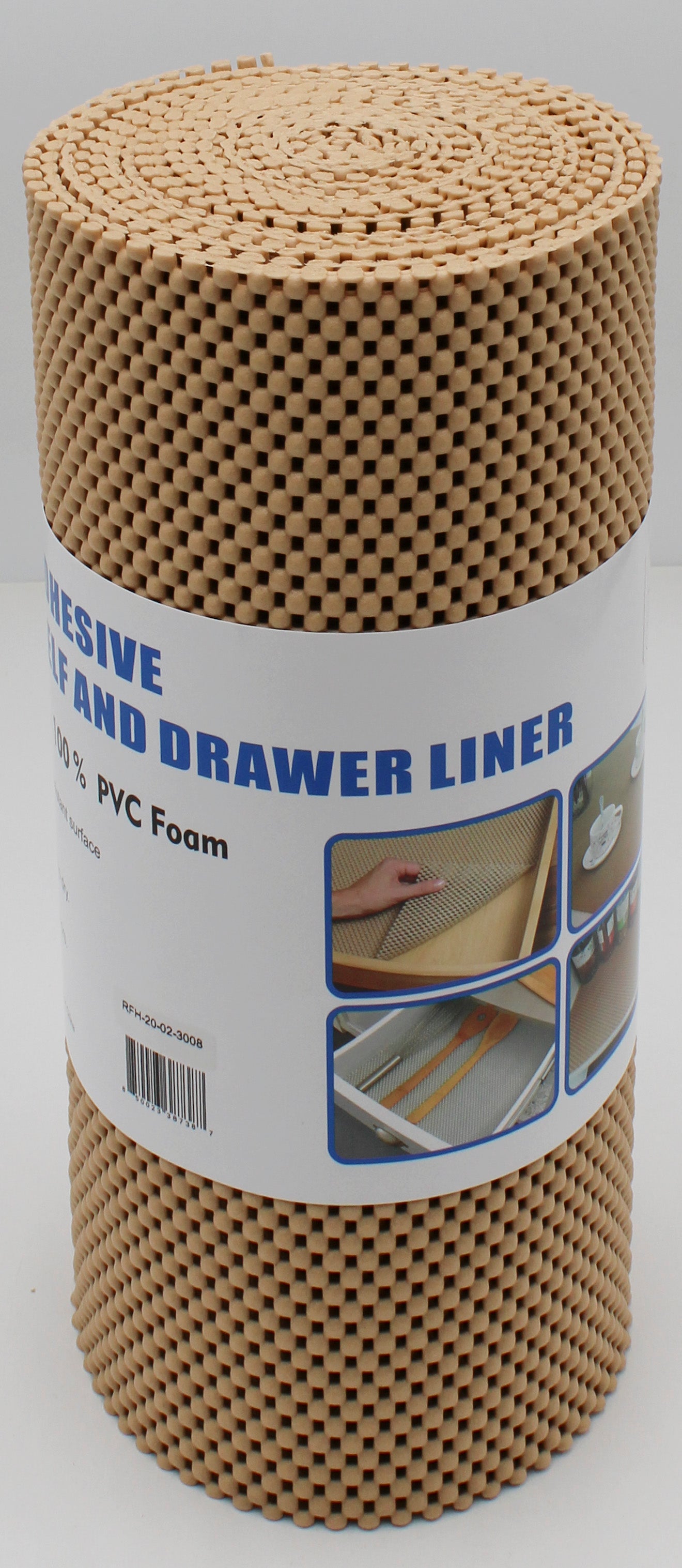 12x180" BEIGE SHELF LINER