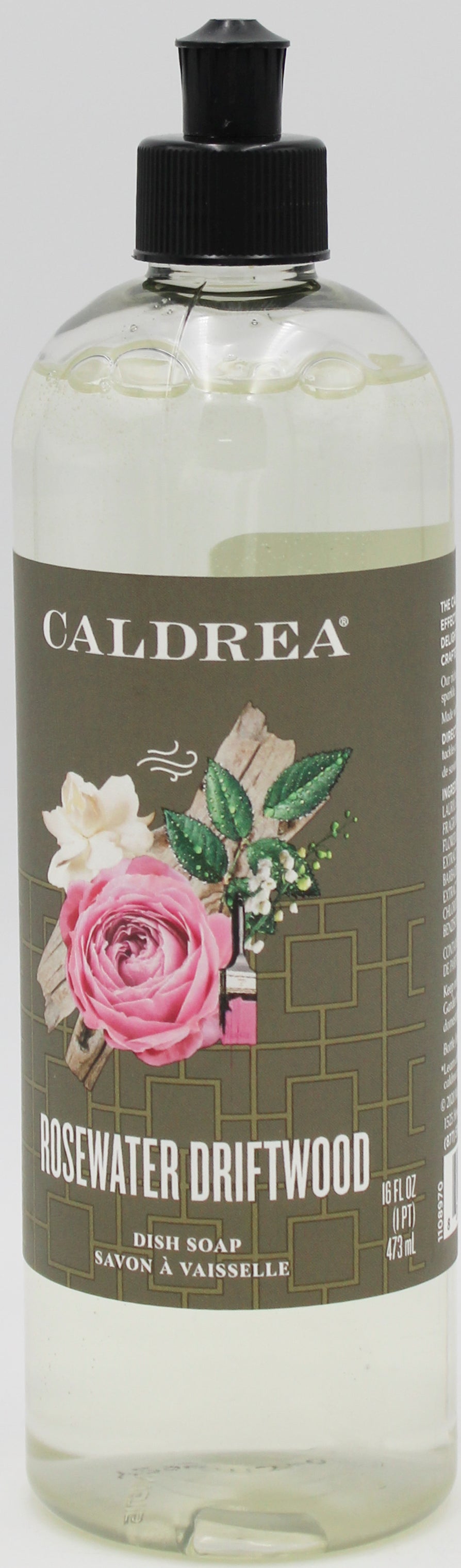 CALDREA DISH SOAP ROSEWATER DRIFTWOOD 16oz