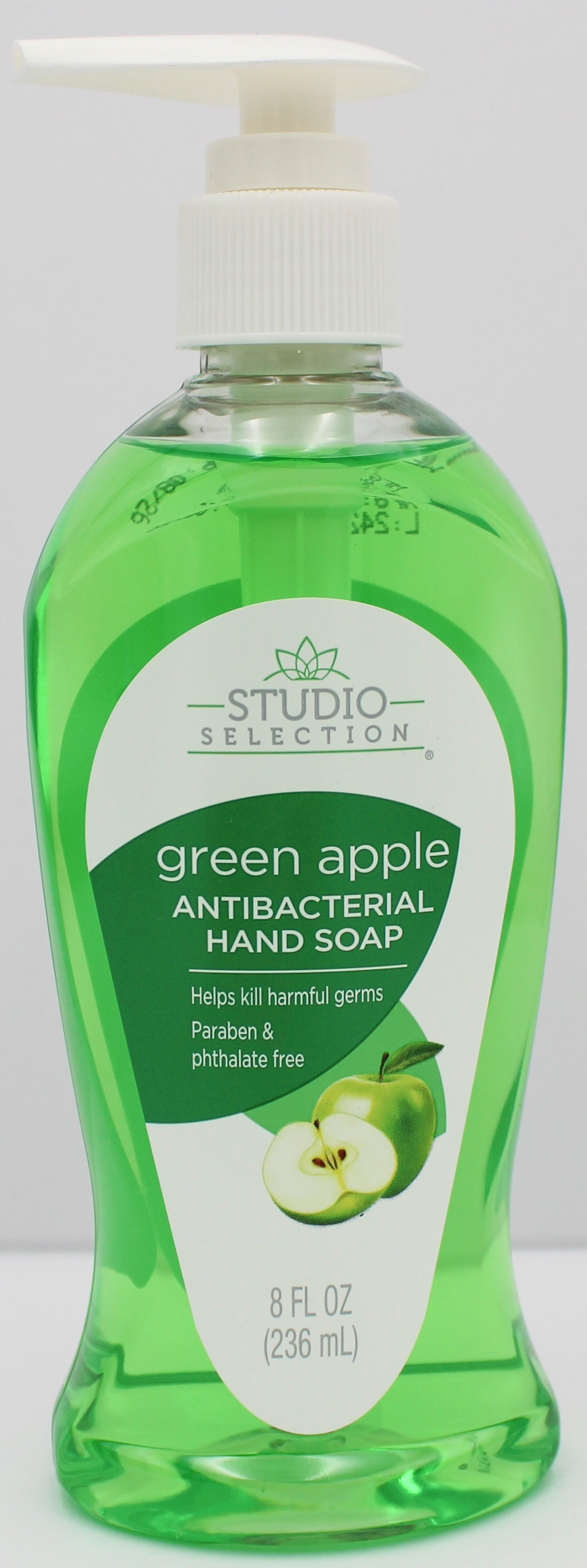 8oz GREEN APPLE ANTIBACTERIAL HAND SOAP