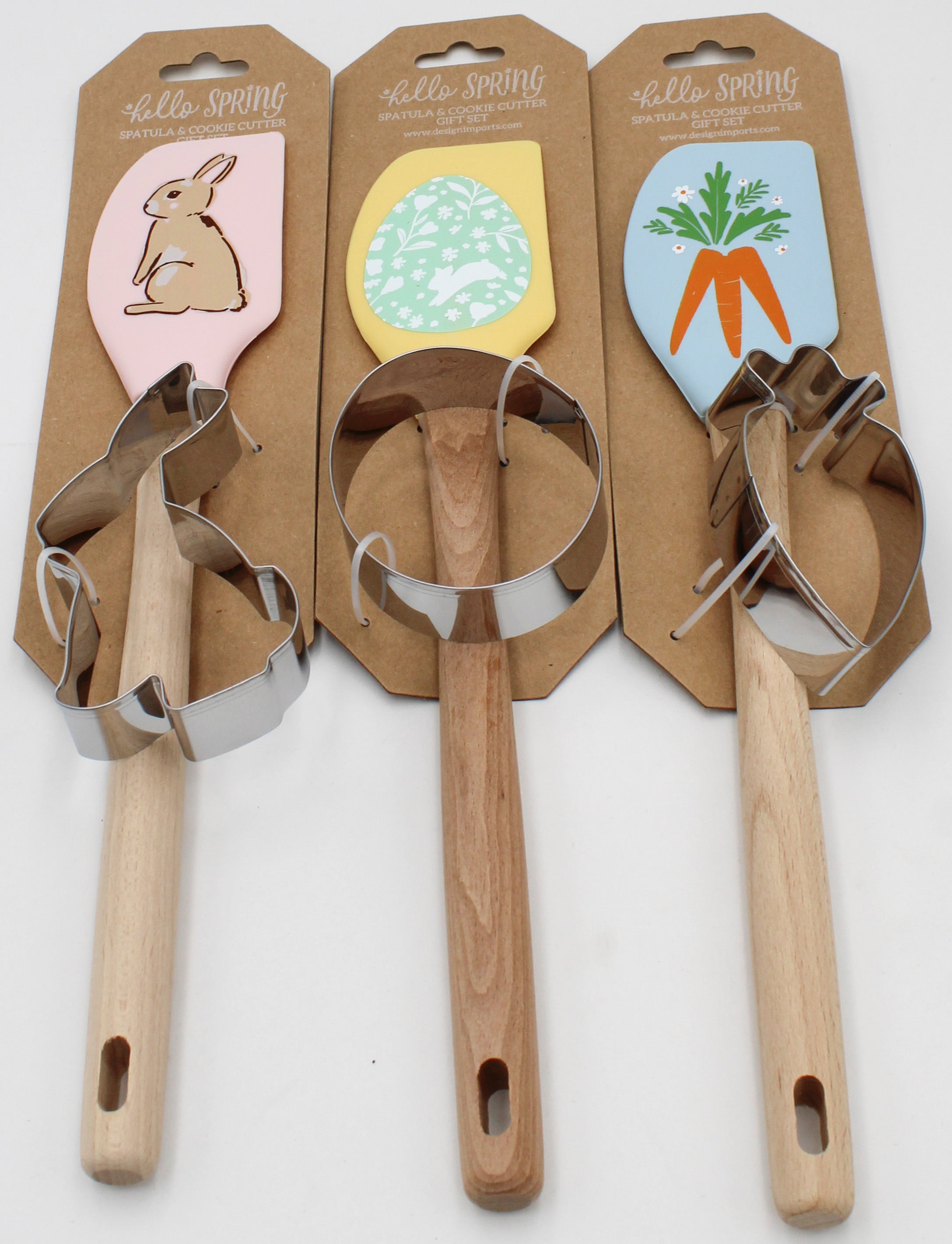 2PC SET SPATULA AND COOKIE CUTTER - HOP INTO SPRING